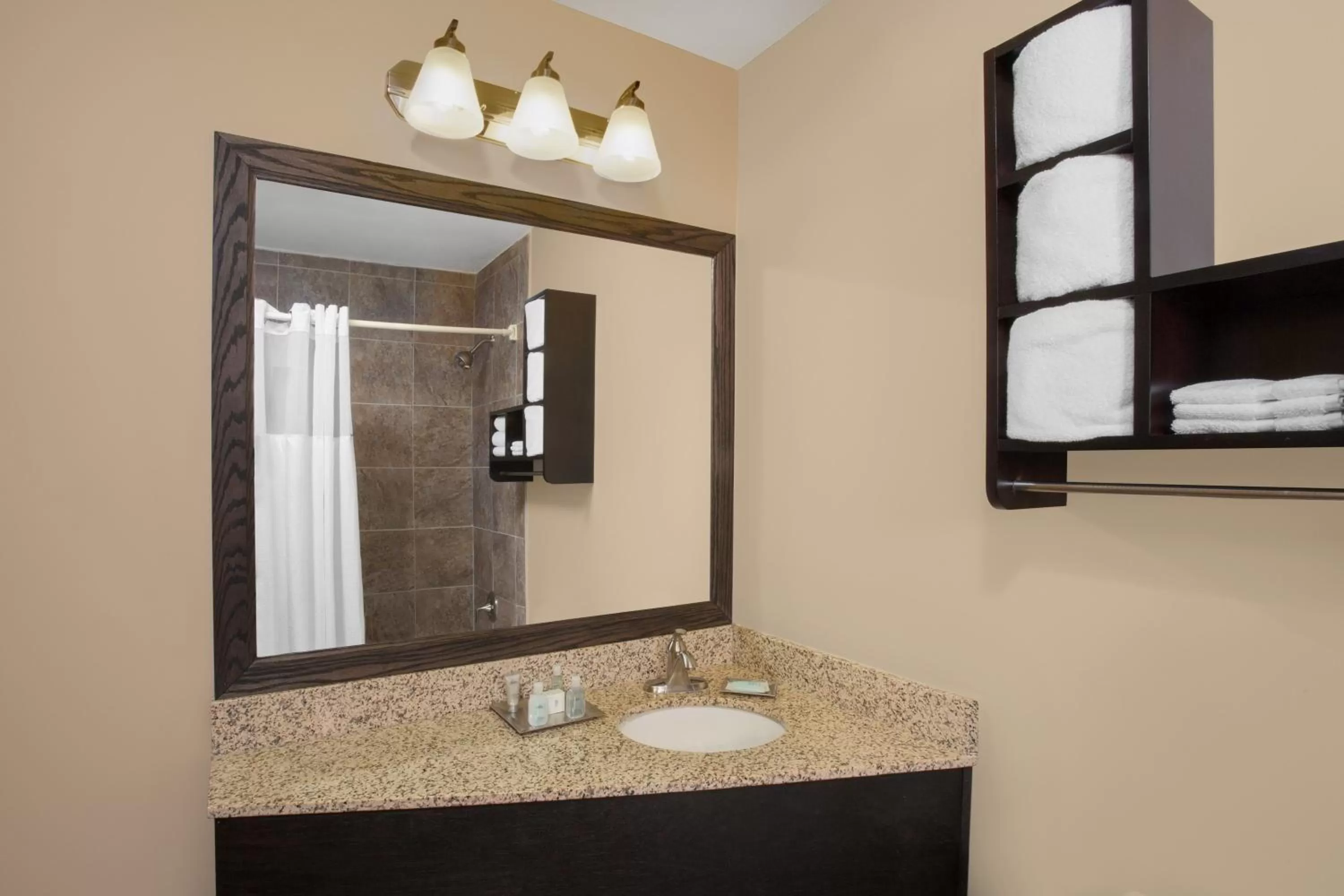 Bathroom in Wyndham Garden Schaumburg Chicago Northwest