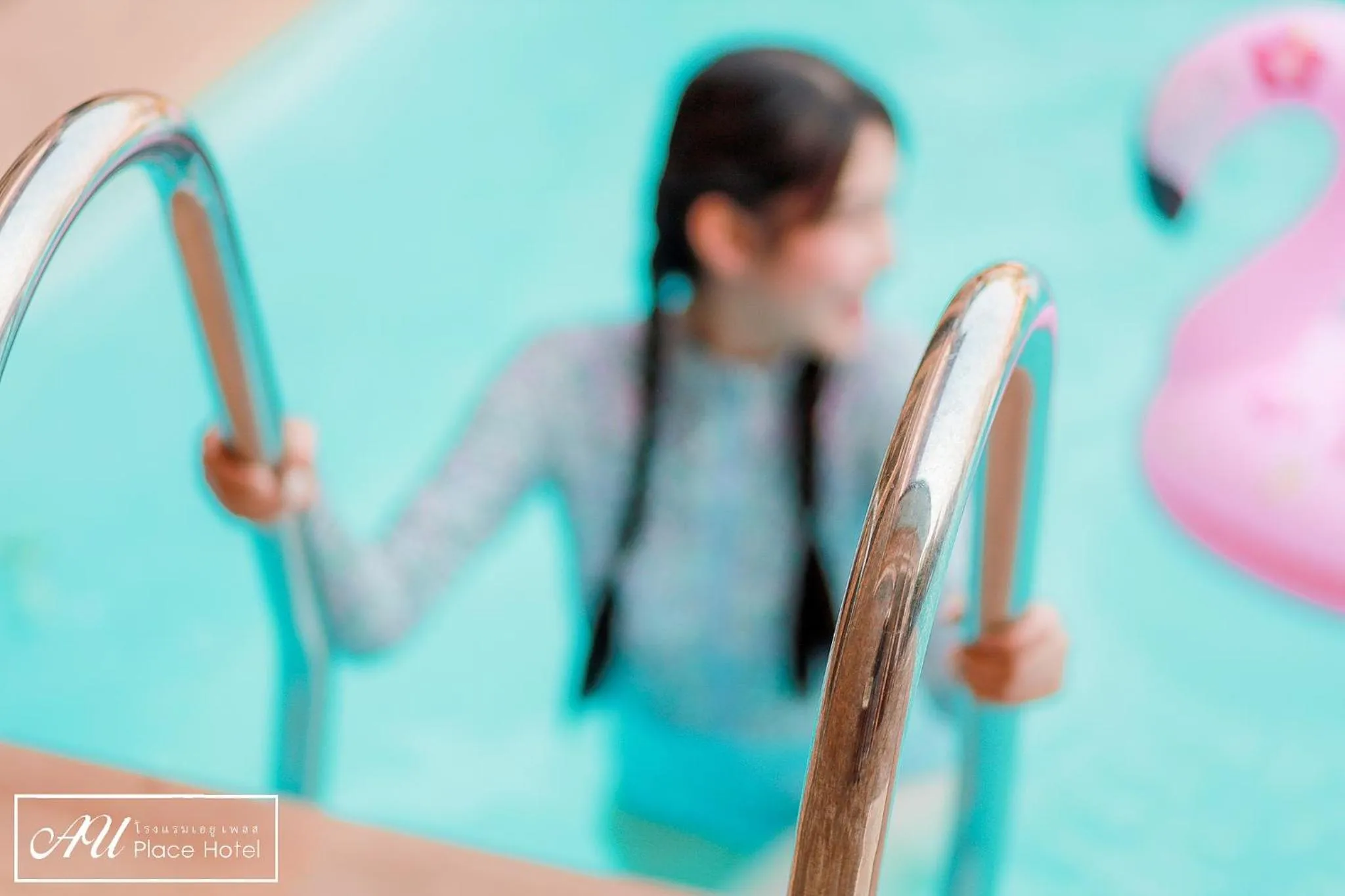 Pool view in AU Place Hotel