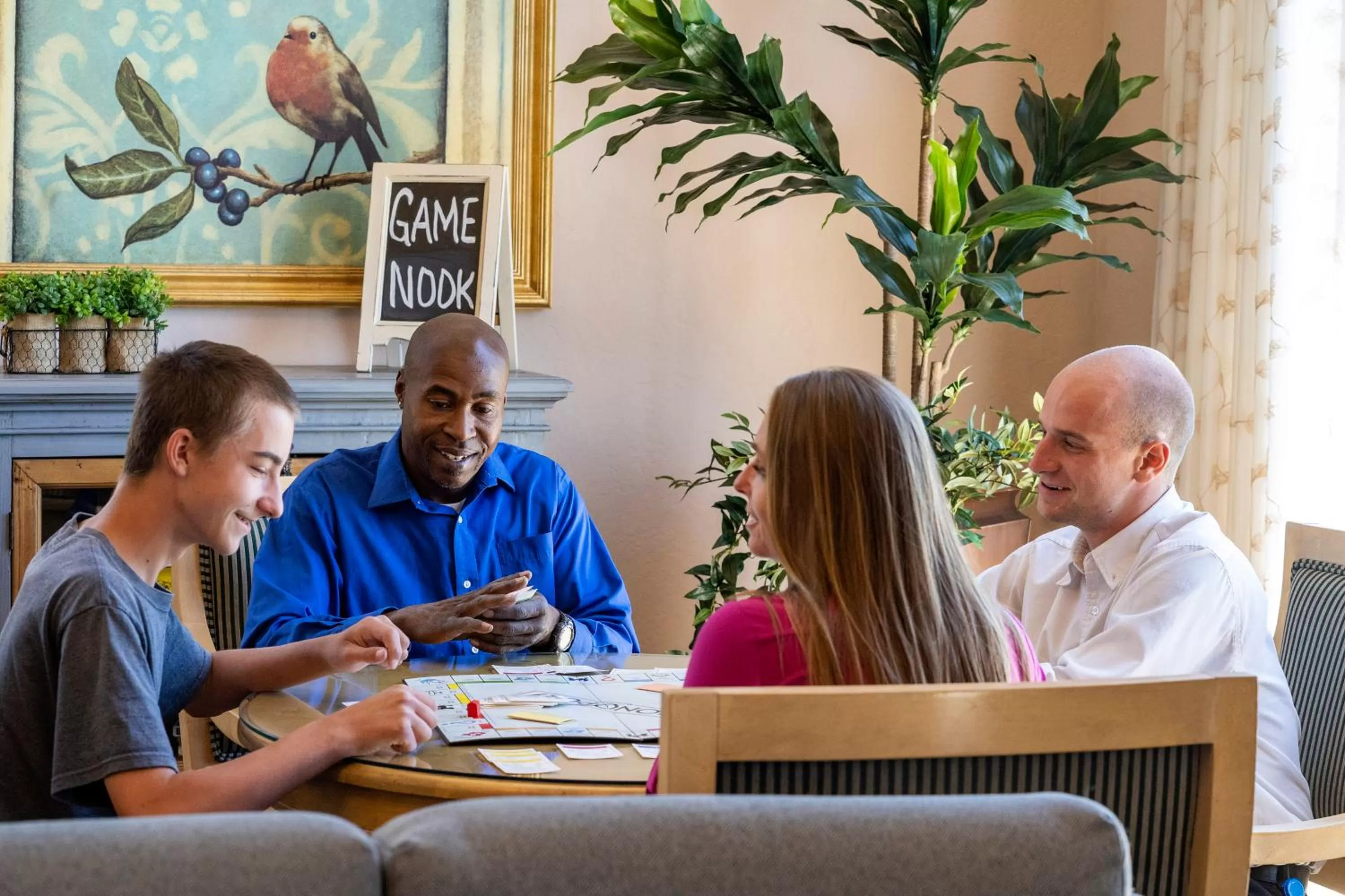 People in Forest Villas Hotel