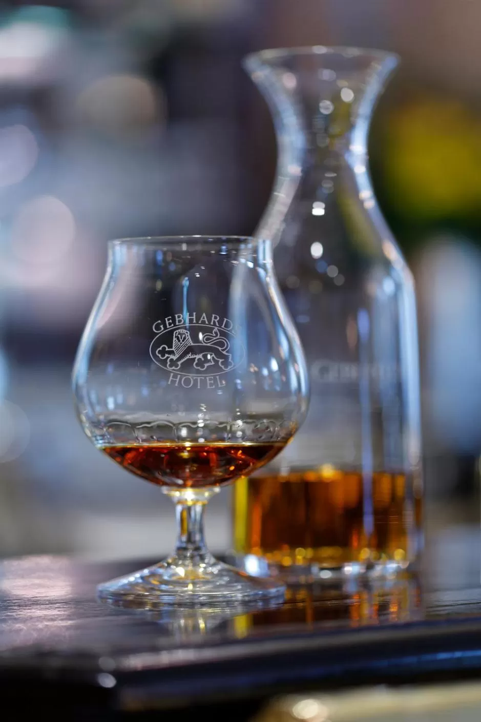 Alcoholic drinks in Gebhards Hotel