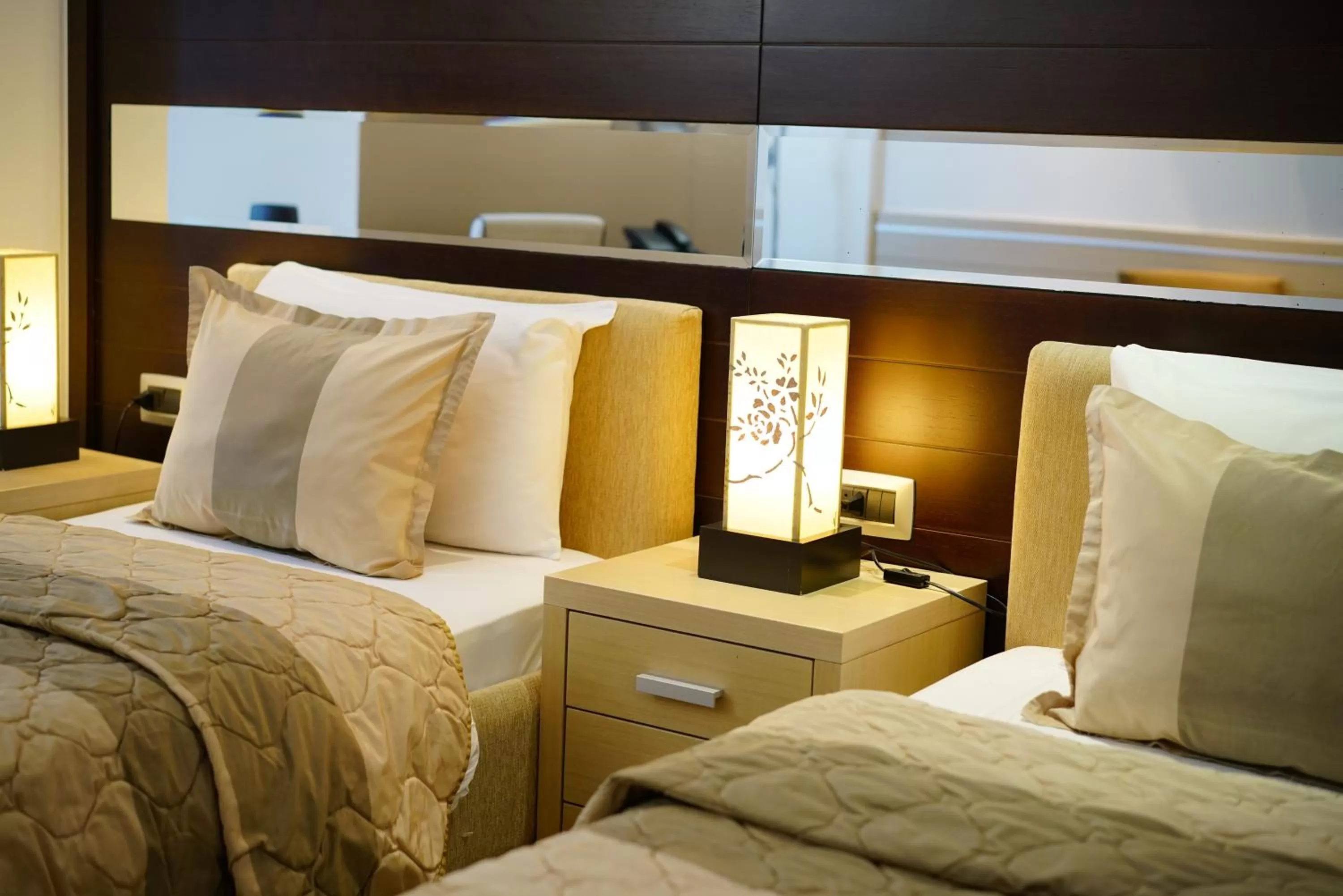 Bed in Hotel Vojvodina