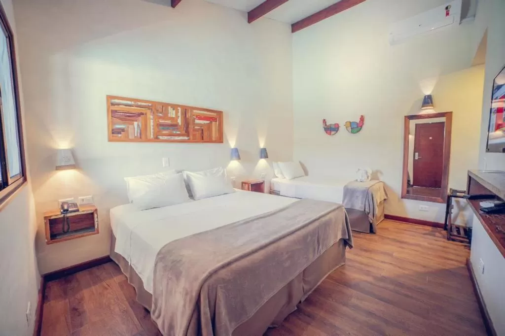 Bed in Bonito Ecotel