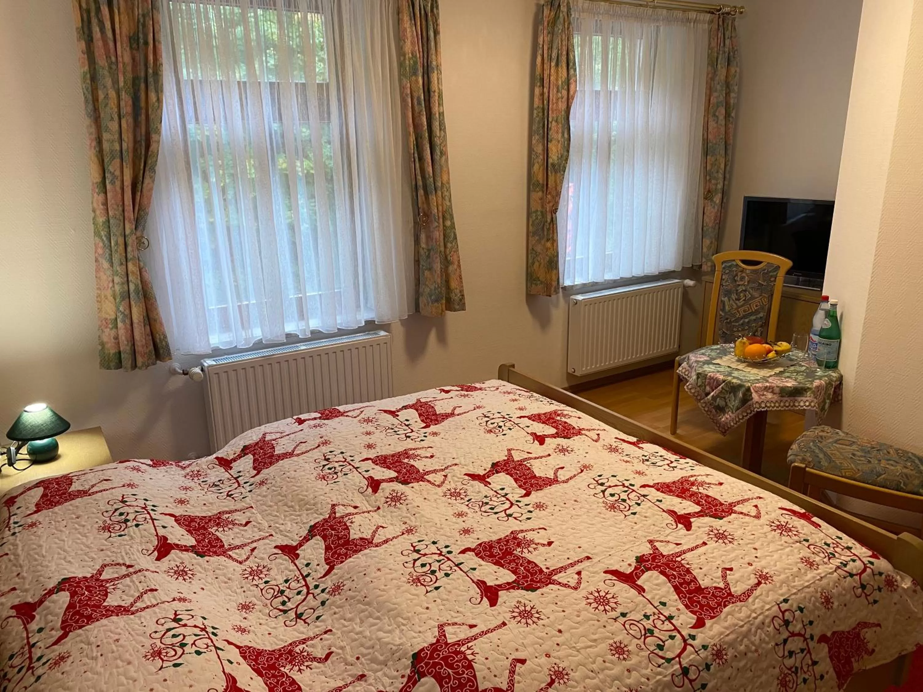 Bed in Hotel Bielatal