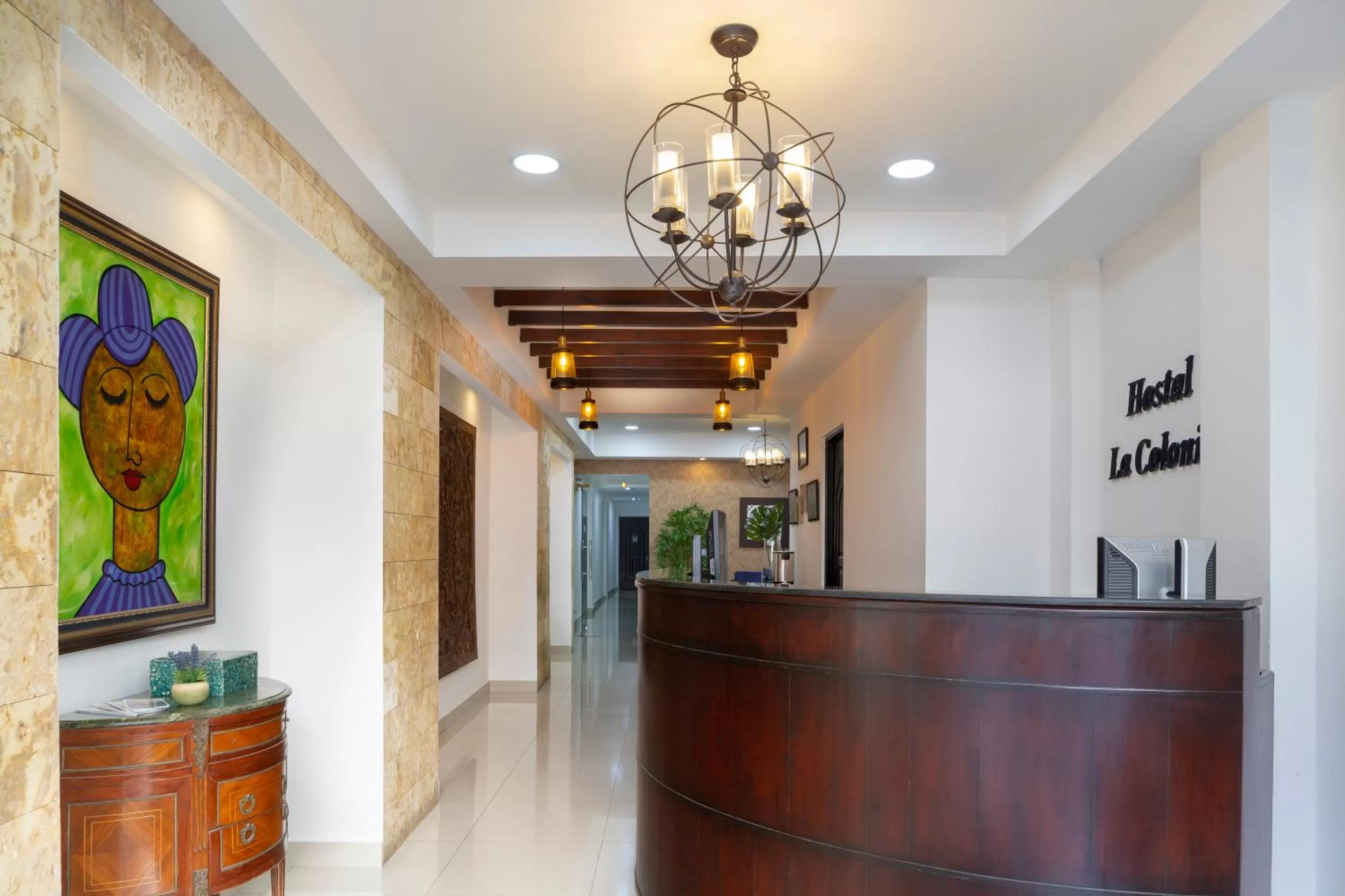 Lobby or reception in Hotel La Colonia
