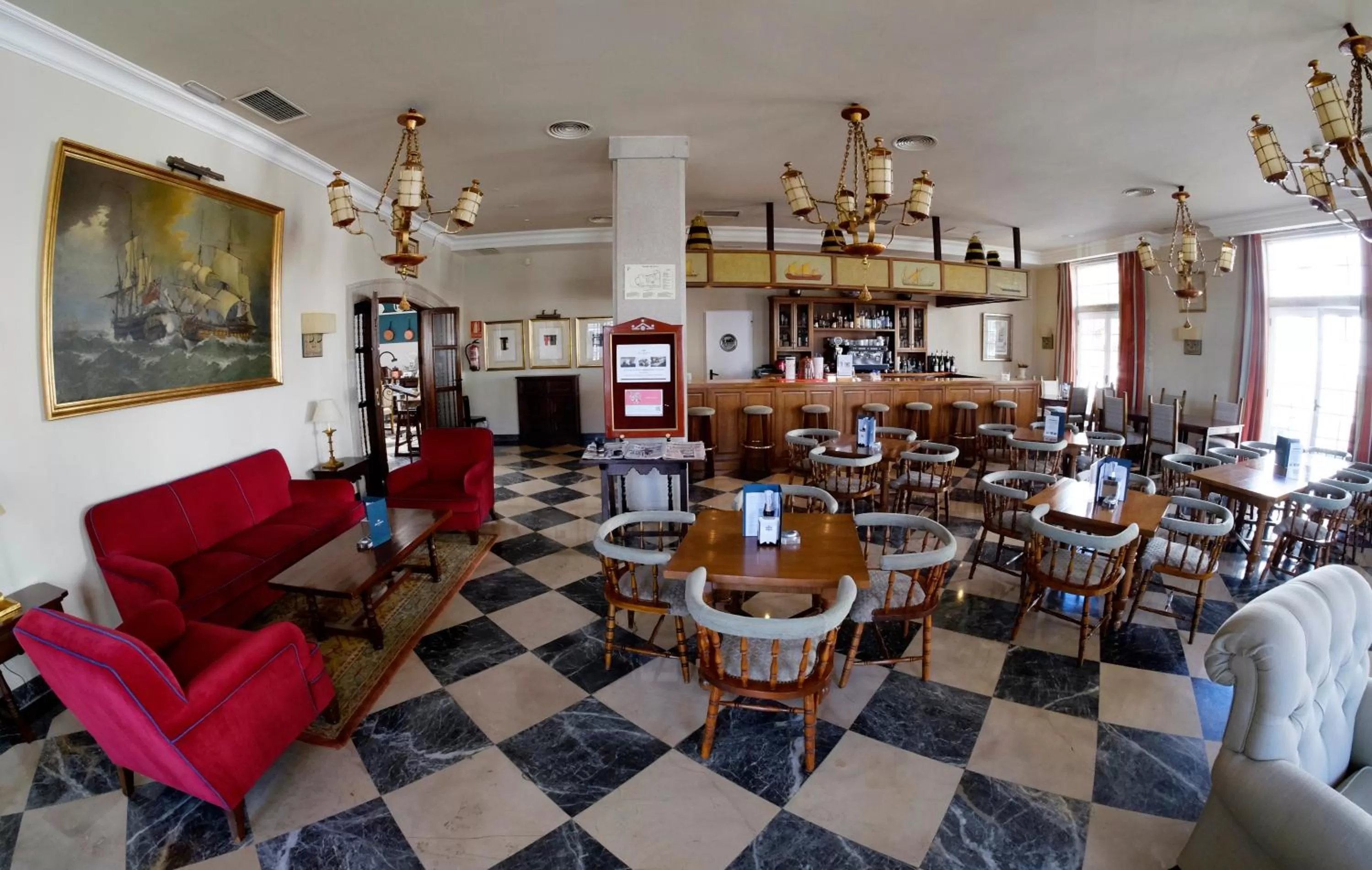 Lounge or bar in Parador de Ferrol