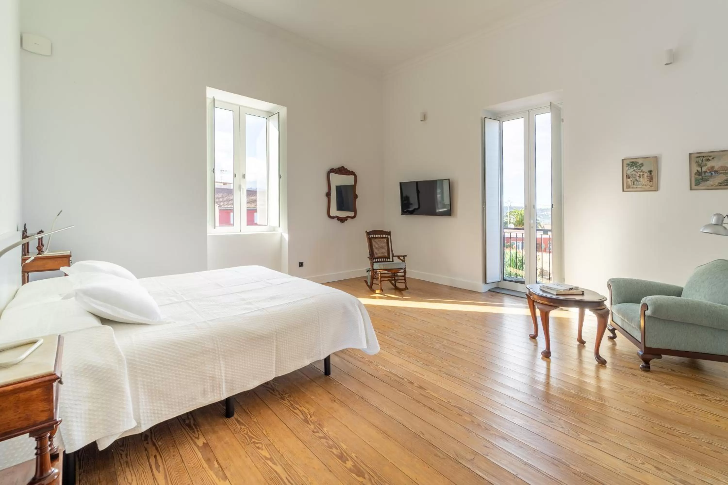 Bedroom in Albor Suites