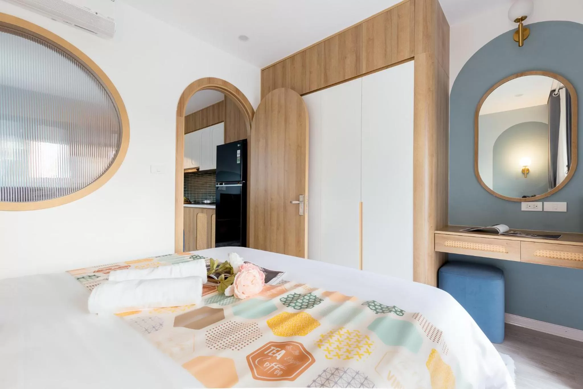 Bedroom, Bed in Crescendo Boutique Studio