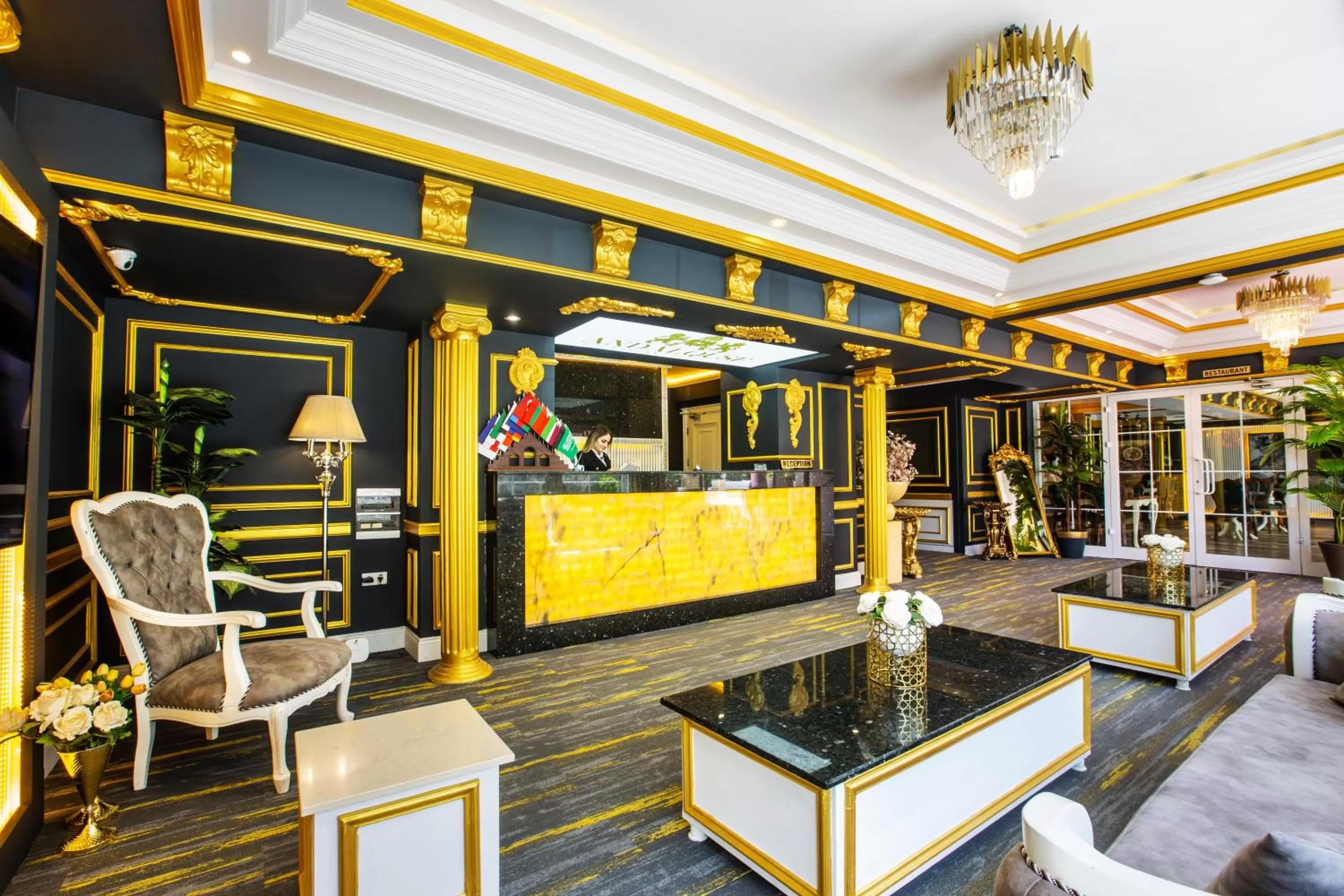 Lobby or reception in Andalouse Otel