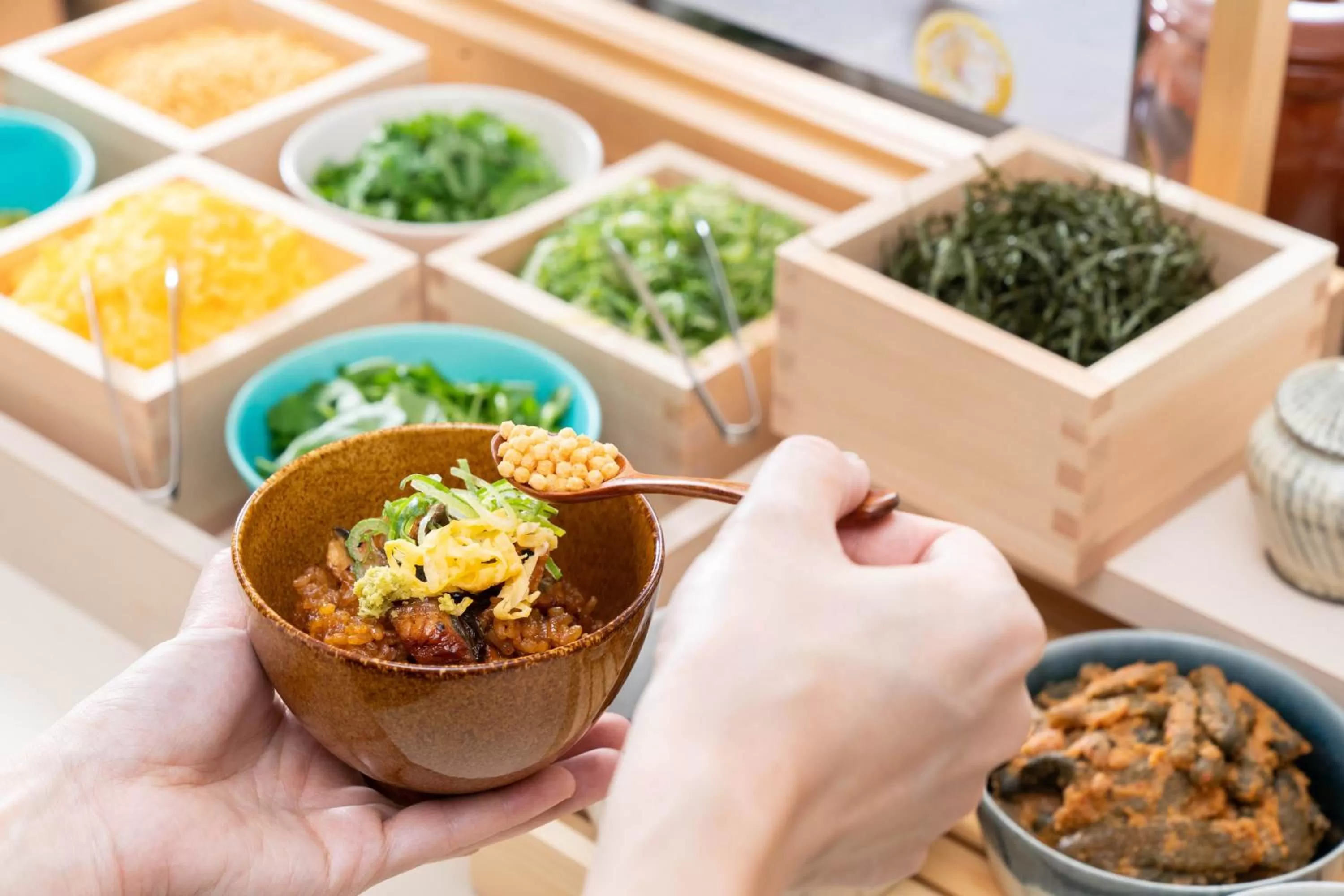 Buffet breakfast in Vessel Inn Sakae Station