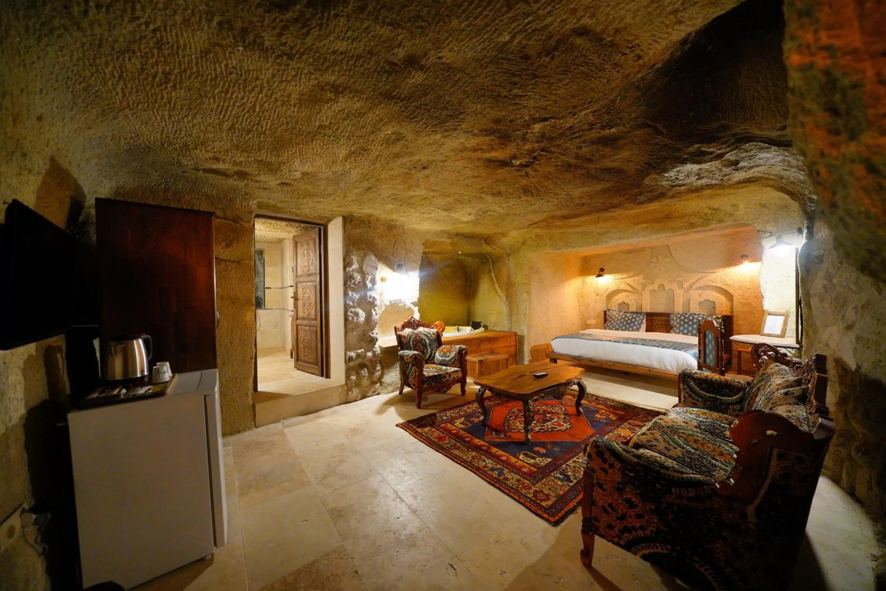 Photo of the whole room, Bed in Cappadocia Nar Cave House & Swimming Pool