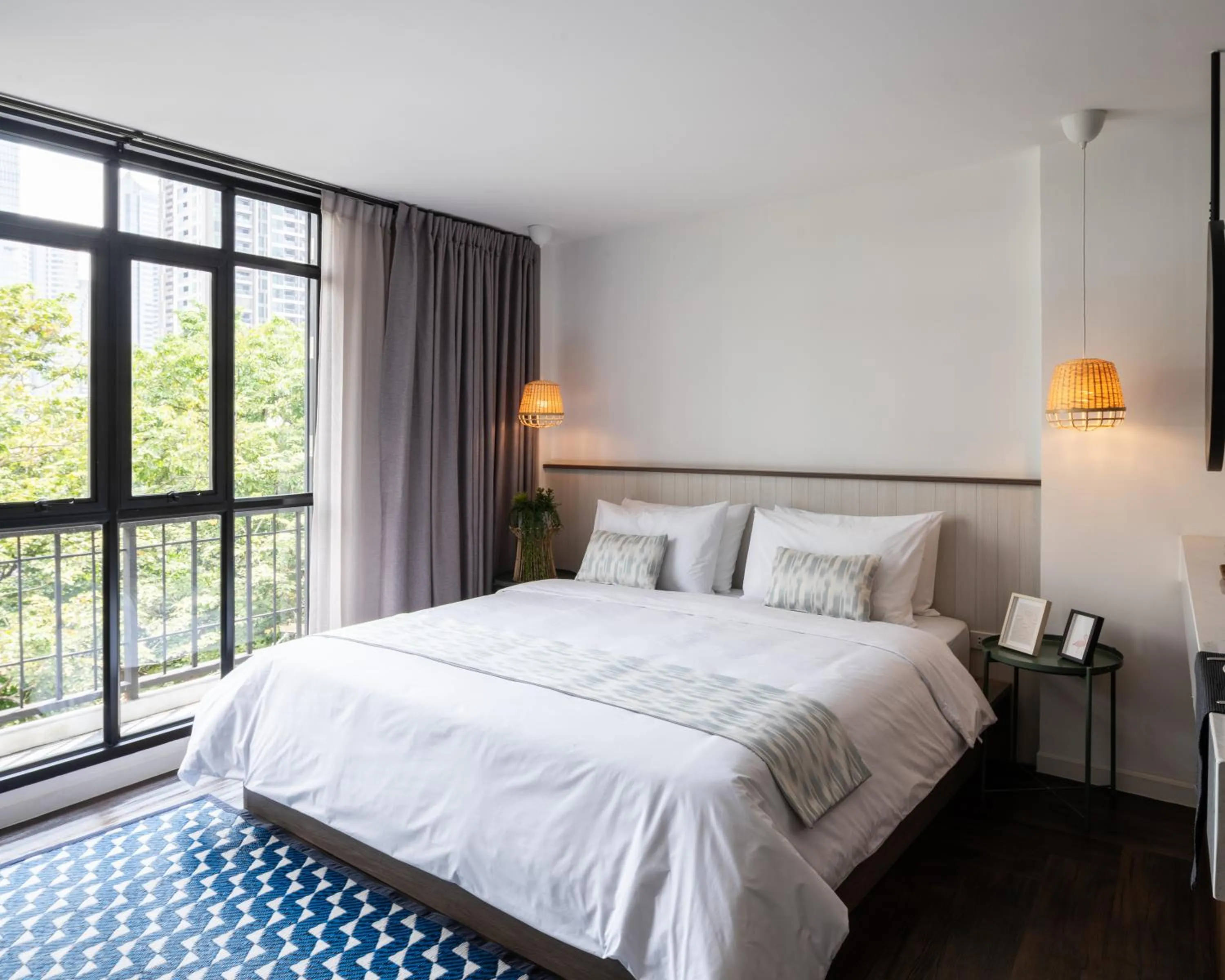 Bedroom, Bed in Warm Window Silom