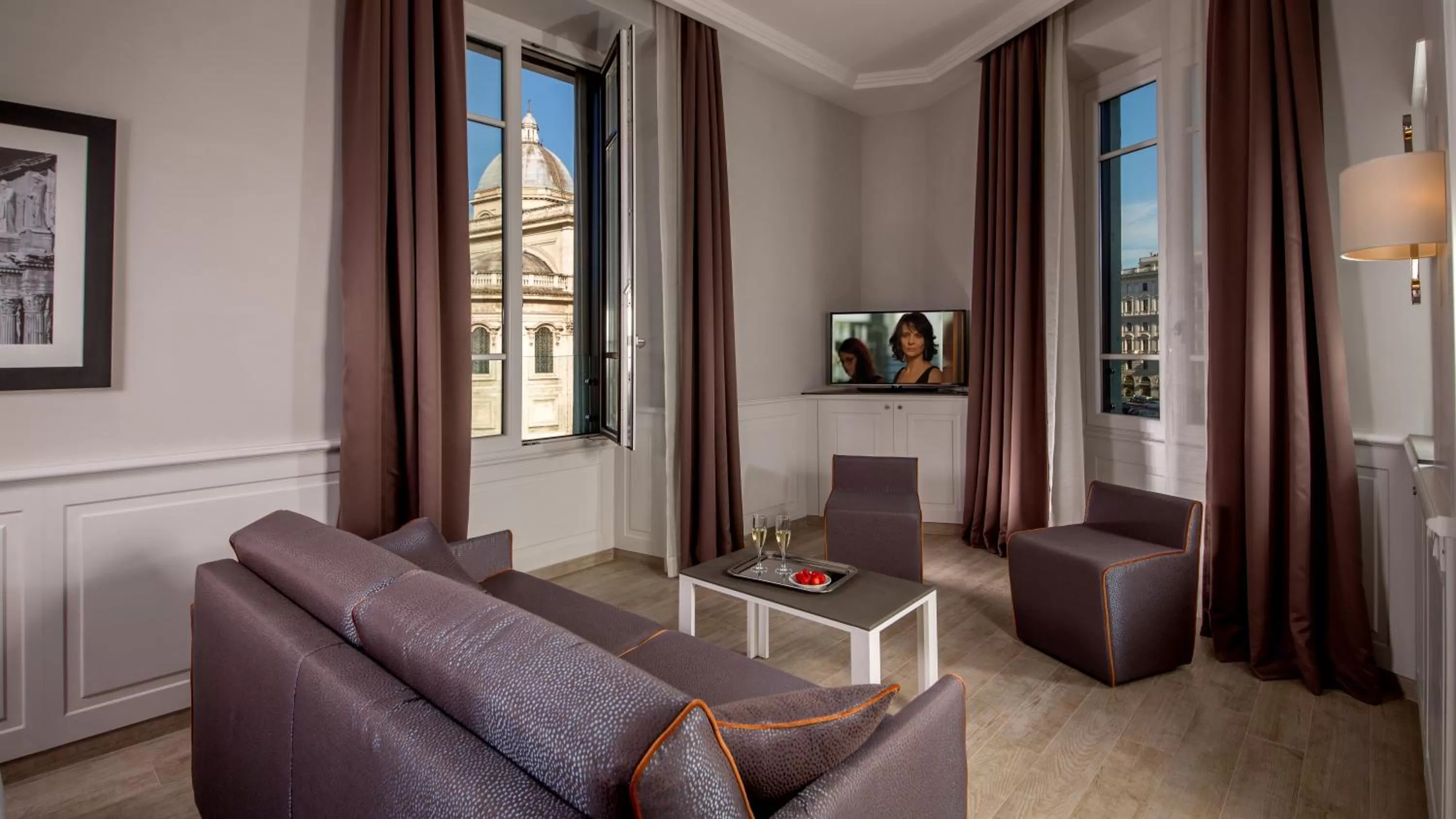 Living room in Princeps Boutique Hotel