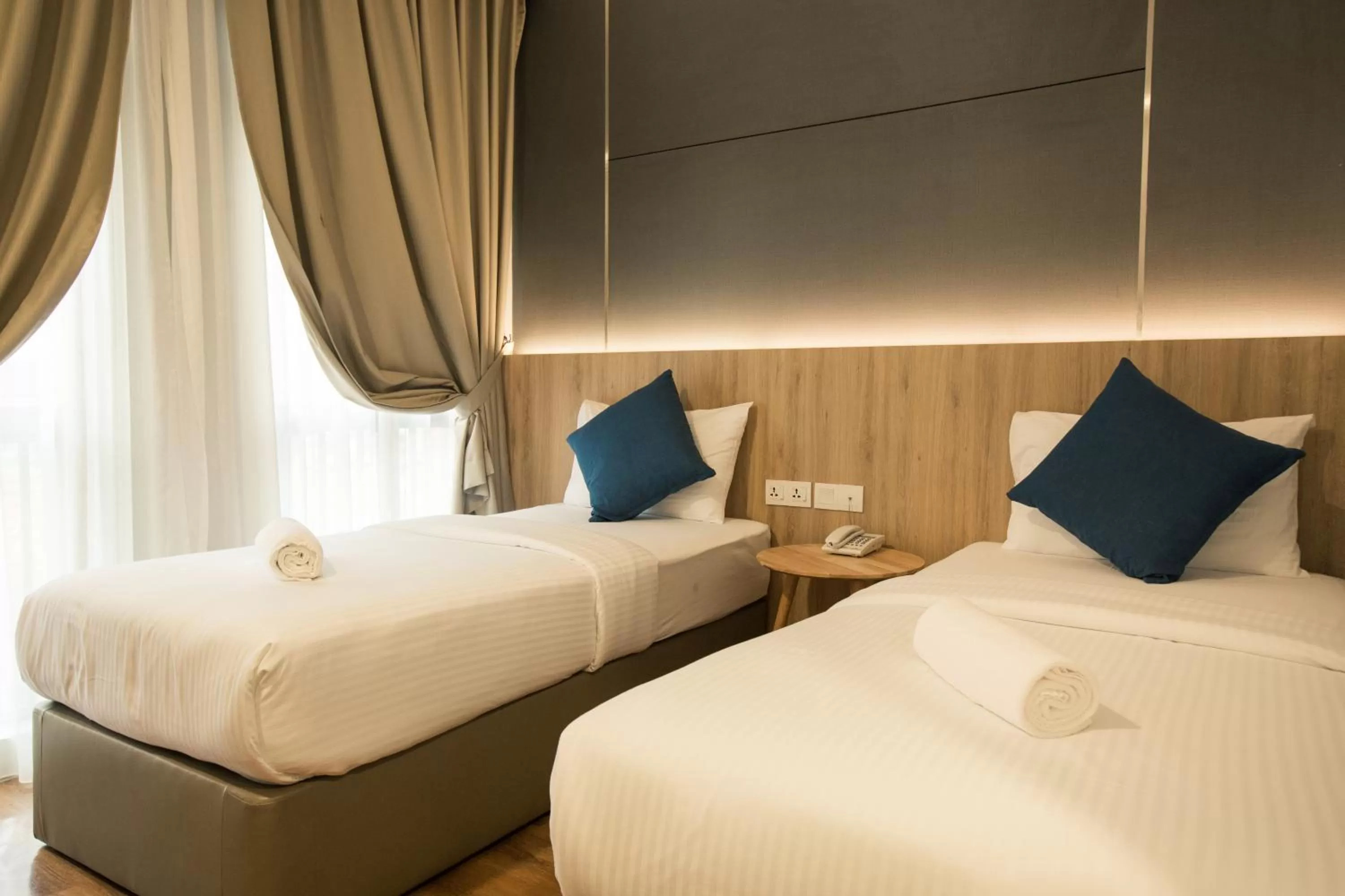 Bed in HOTEL CIQ, JALAN TRUS