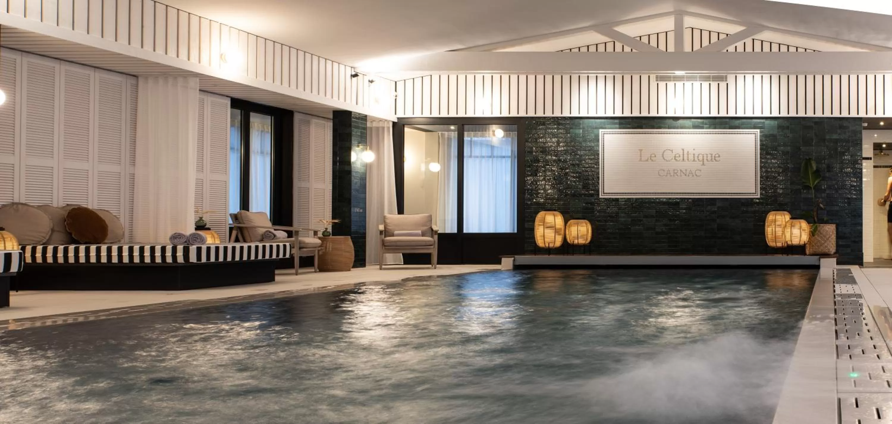 Hot Tub in Le Celtique & Spa
