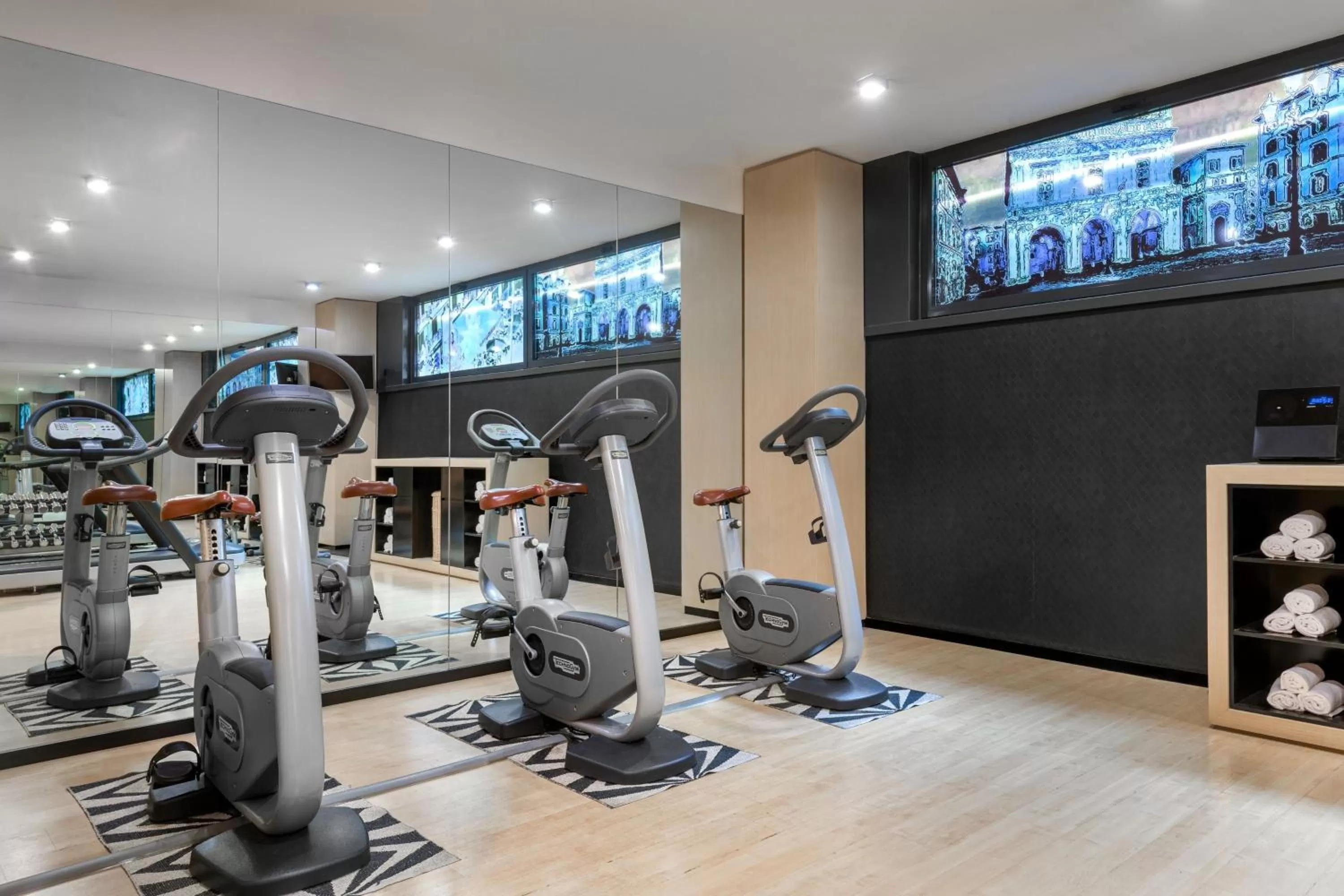 Fitness centre/facilities in AC Hotel Brescia by Marriott