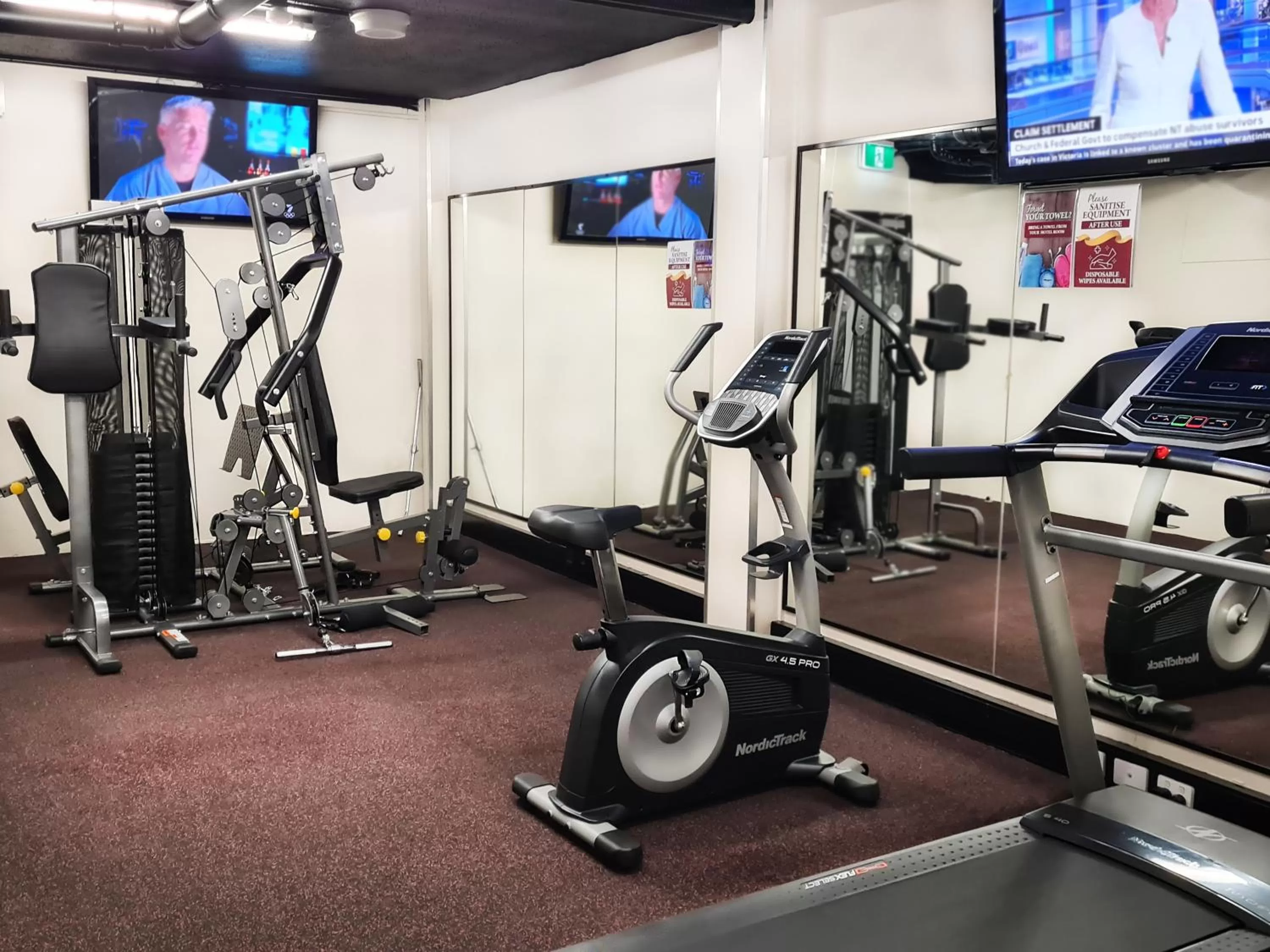 Fitness centre/facilities in Burke and Wills Hotel Toowoomba