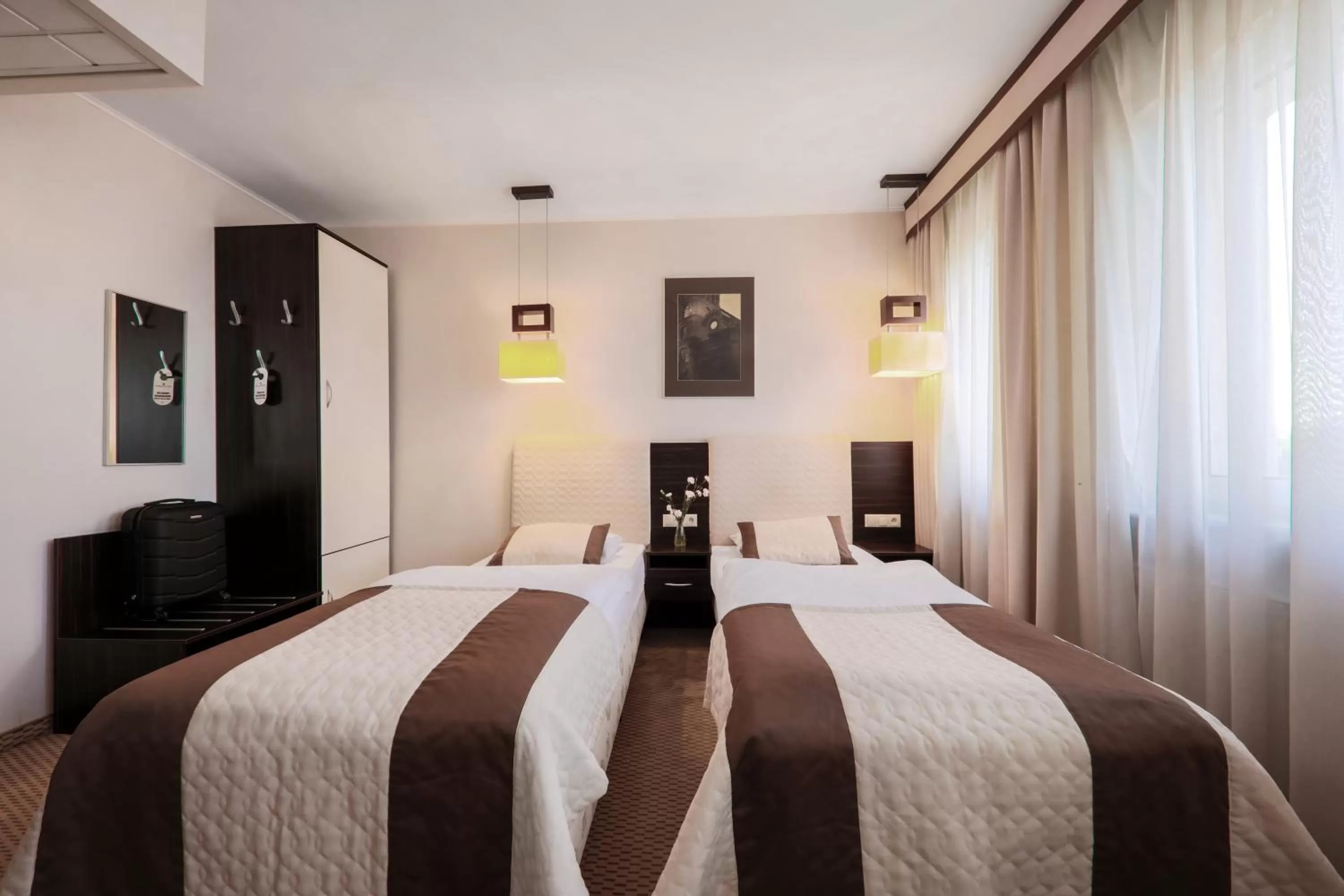 Bed in Hotel Borowiecki