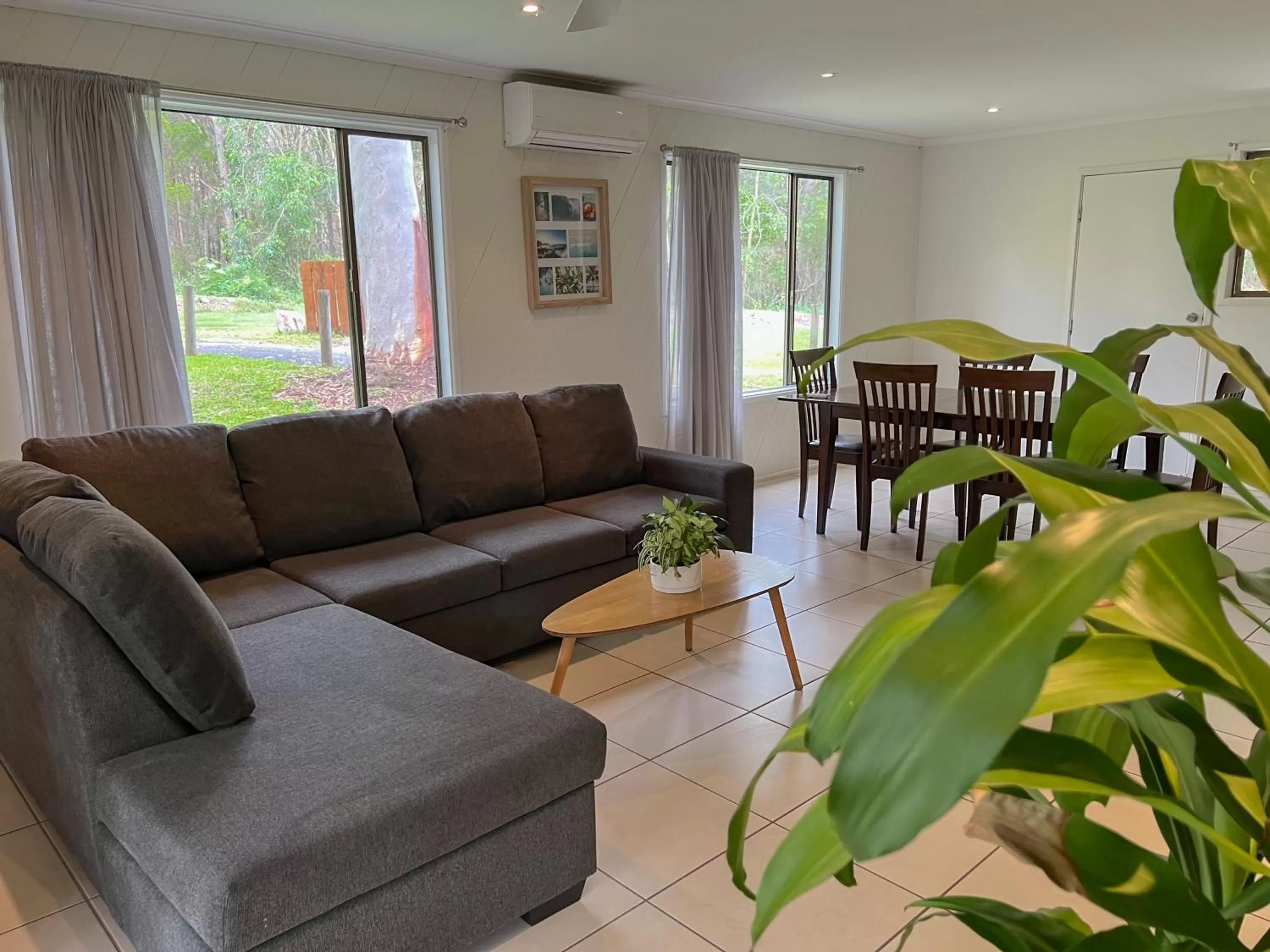 Living room in Noosa North Shore Retreat