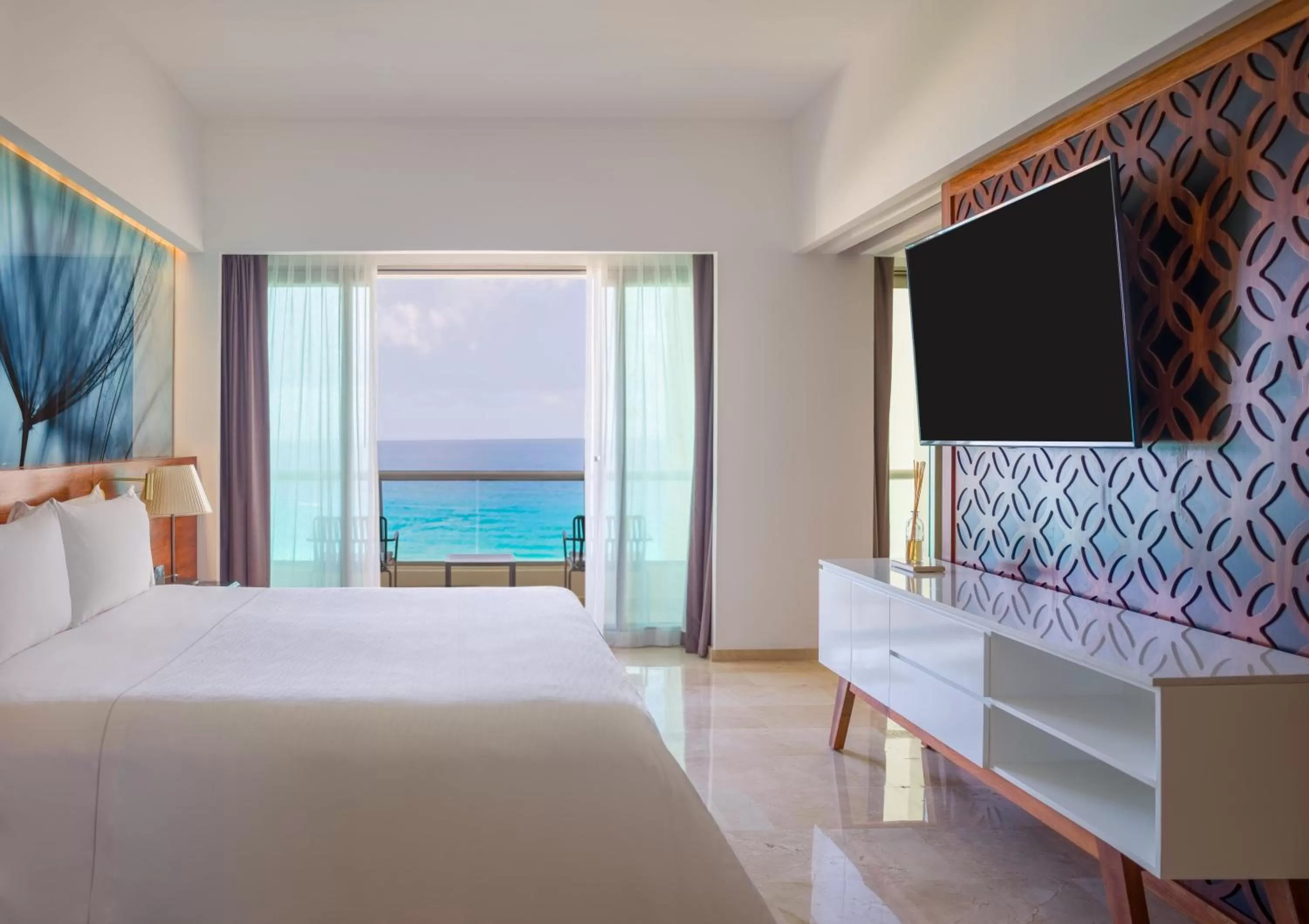 Photo of the whole room, Bed in Live Aqua Cancun - Adults Only - All-Inclusive