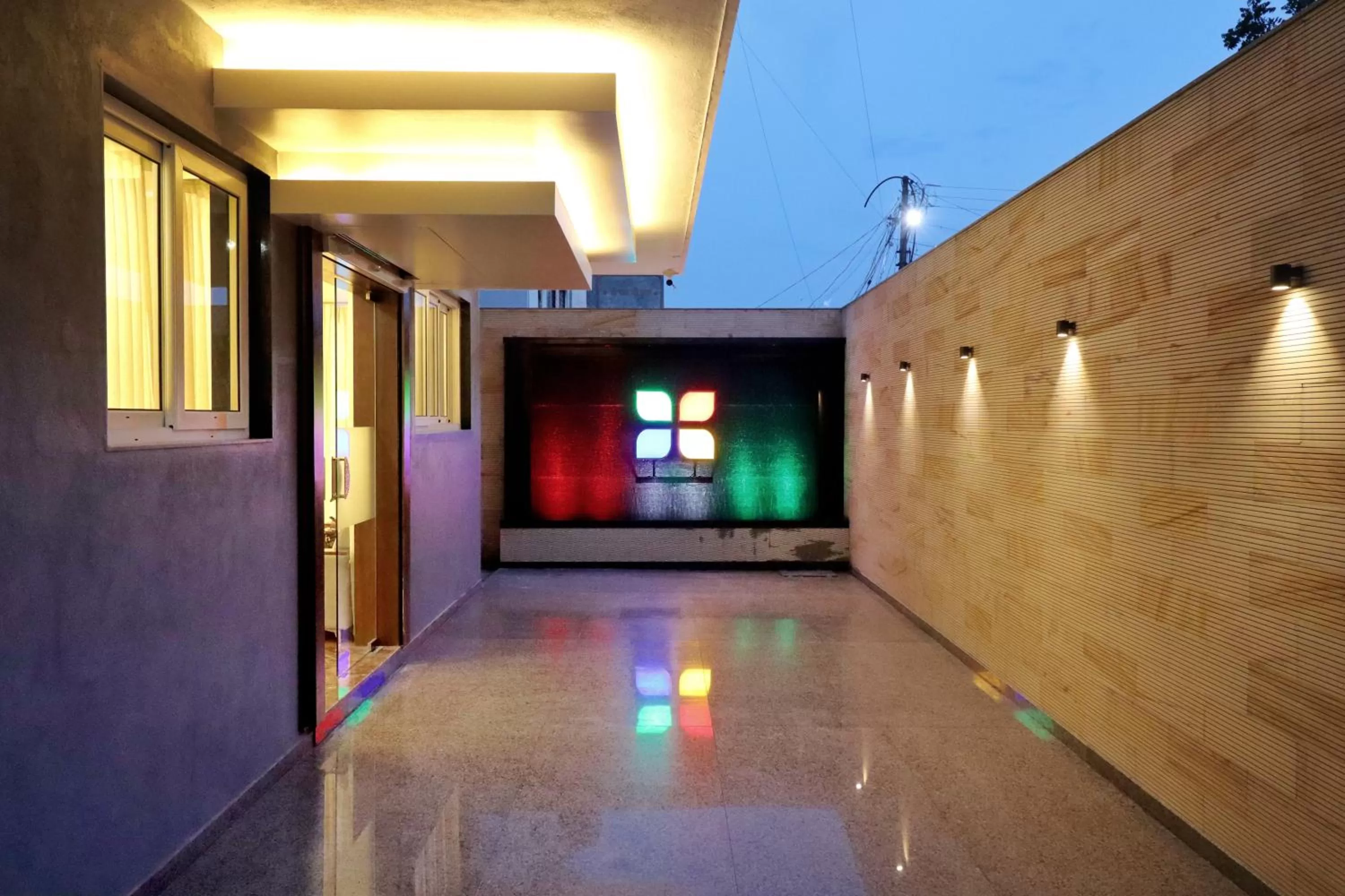 Facade/entrance in Four Petals Executive by LHMS