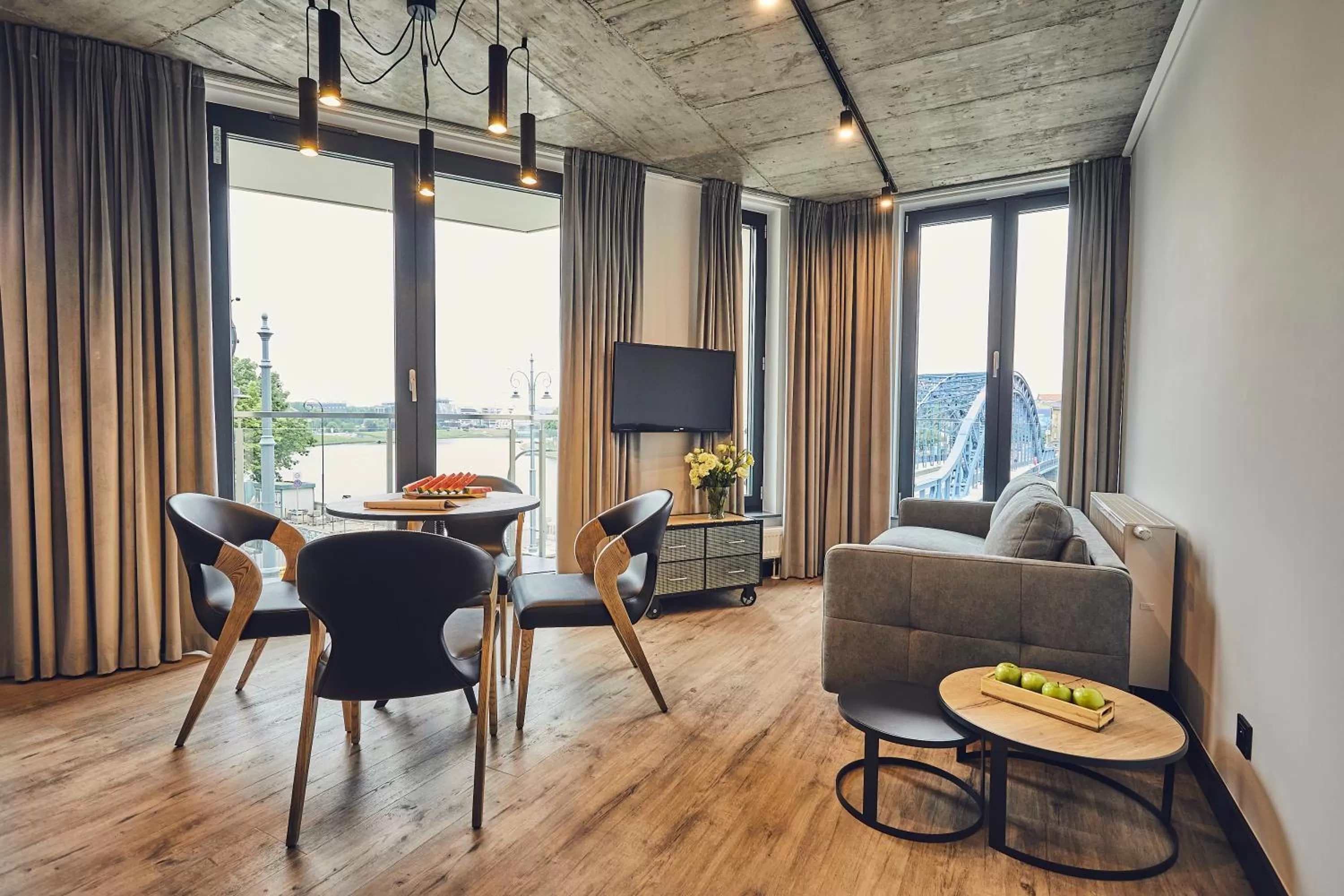 Seating area in The Bridge Suites Hotel