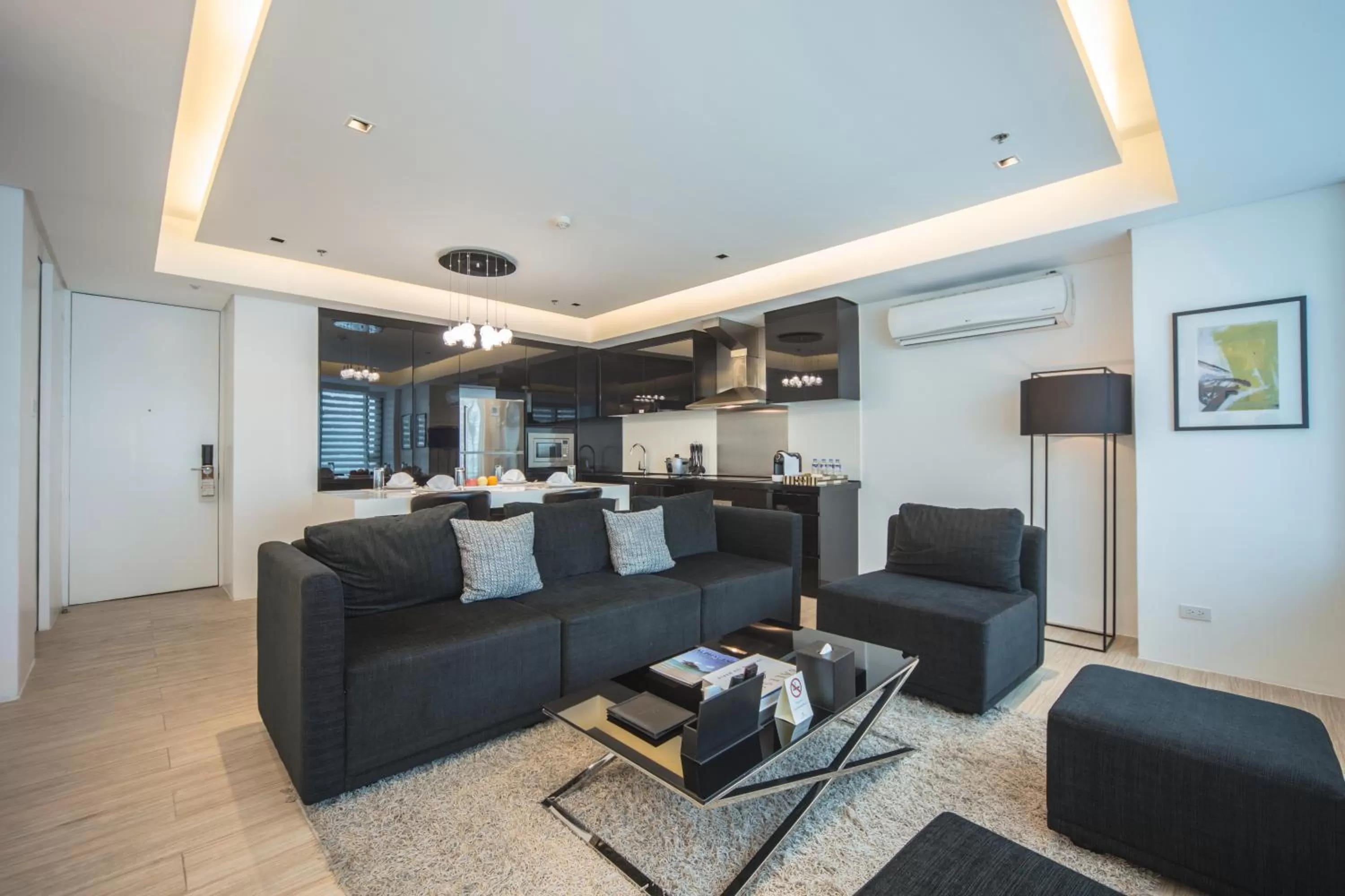 Living room in The Alpha Suites