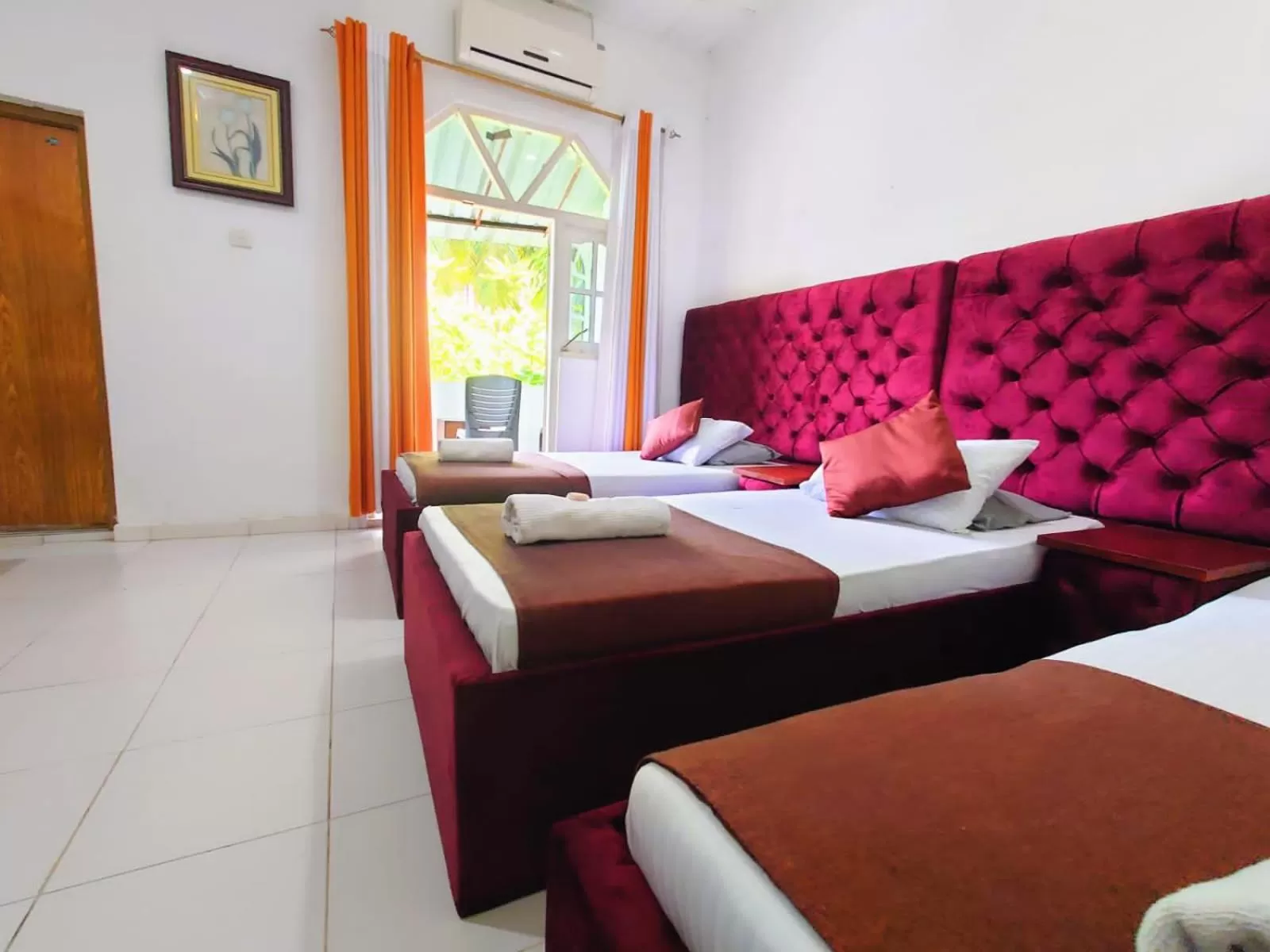 Bed in Seyara Holiday Resort