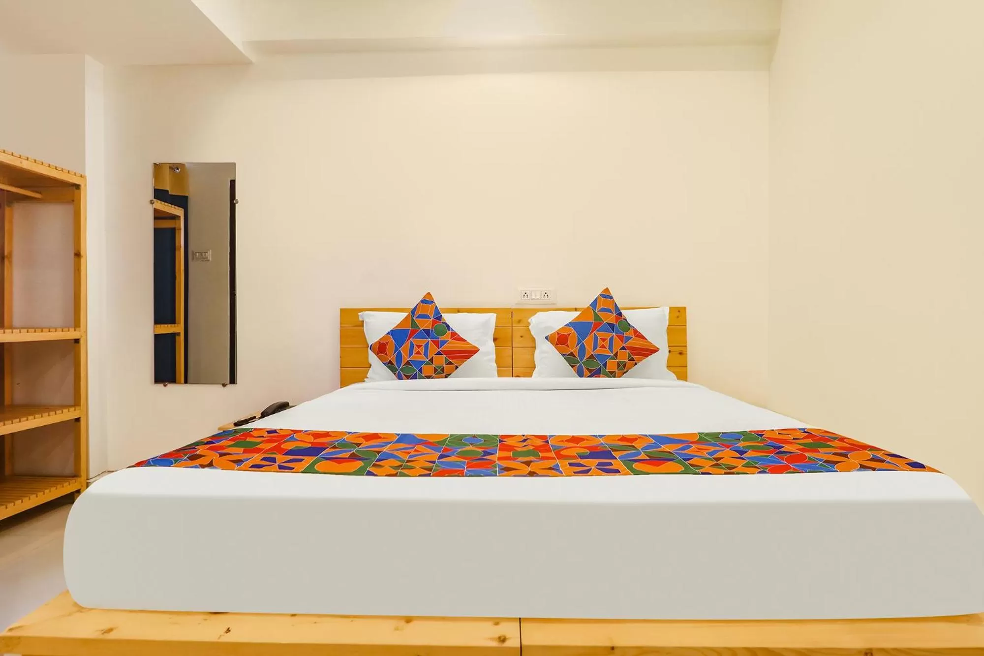 Bed in FabHotel Green Leaf