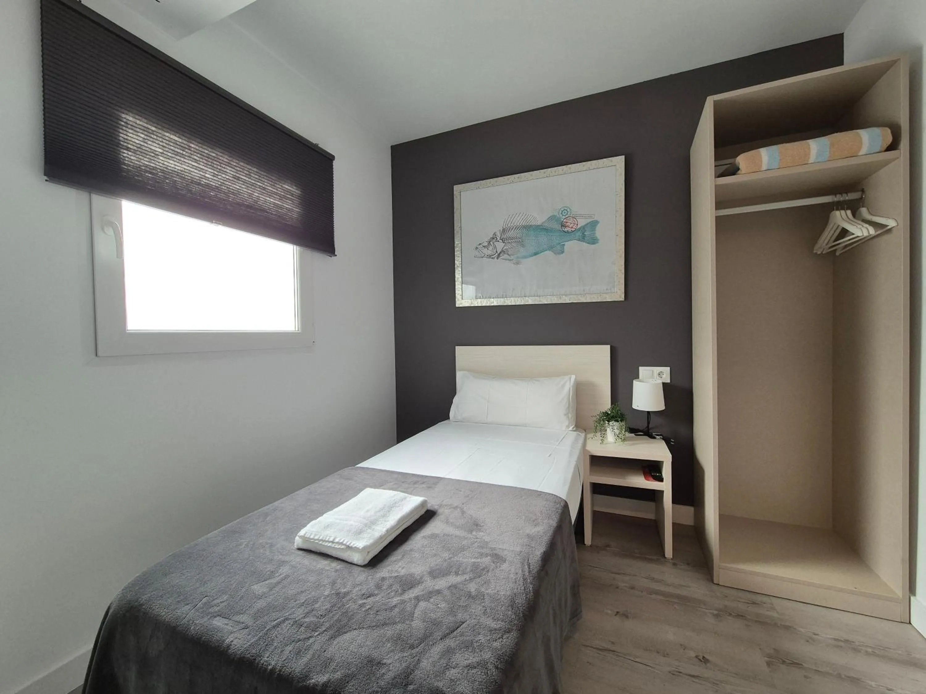 Bed in Blu Hostal Diana