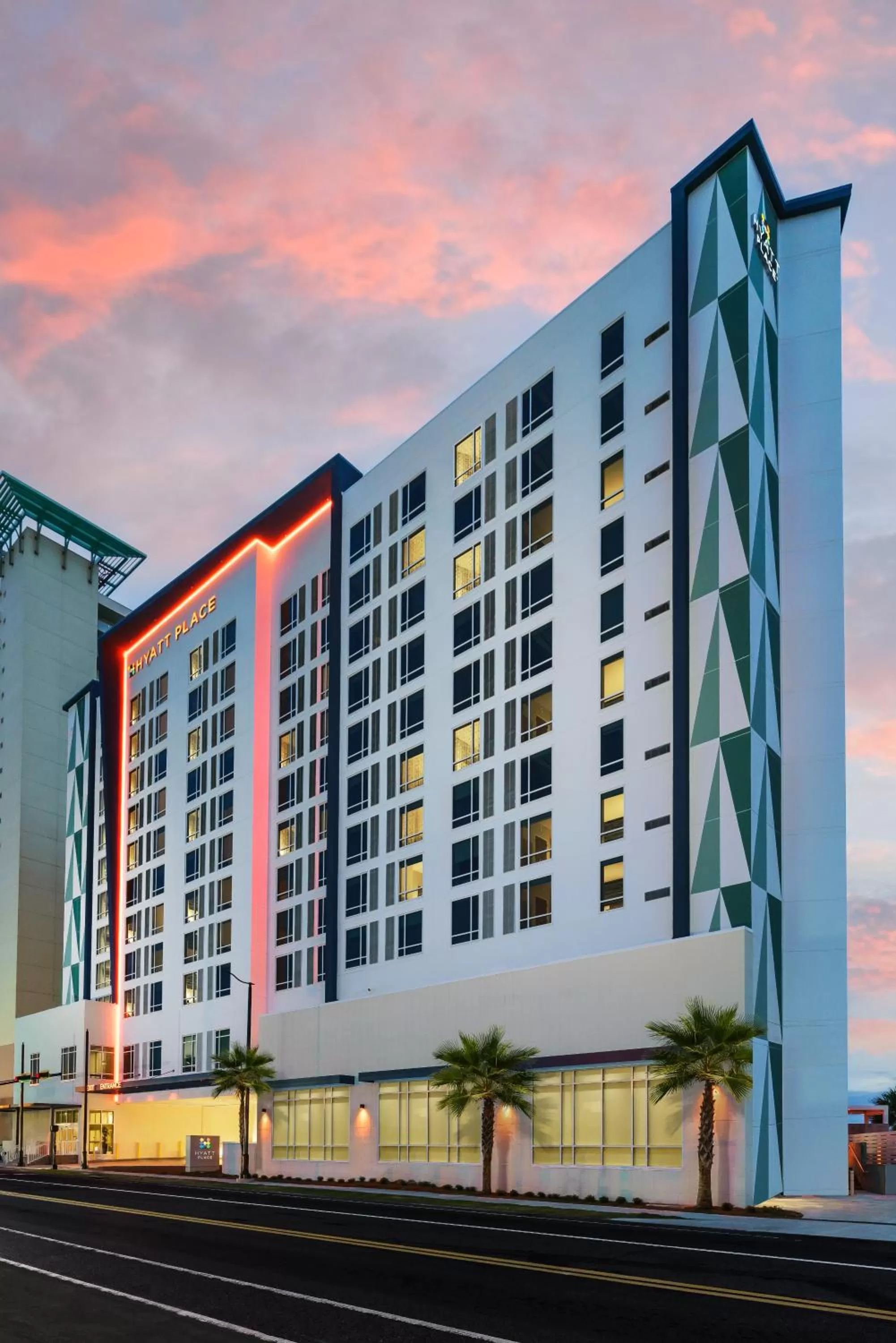 Property building in Hyatt Place Panama City Beach - Beachfront
