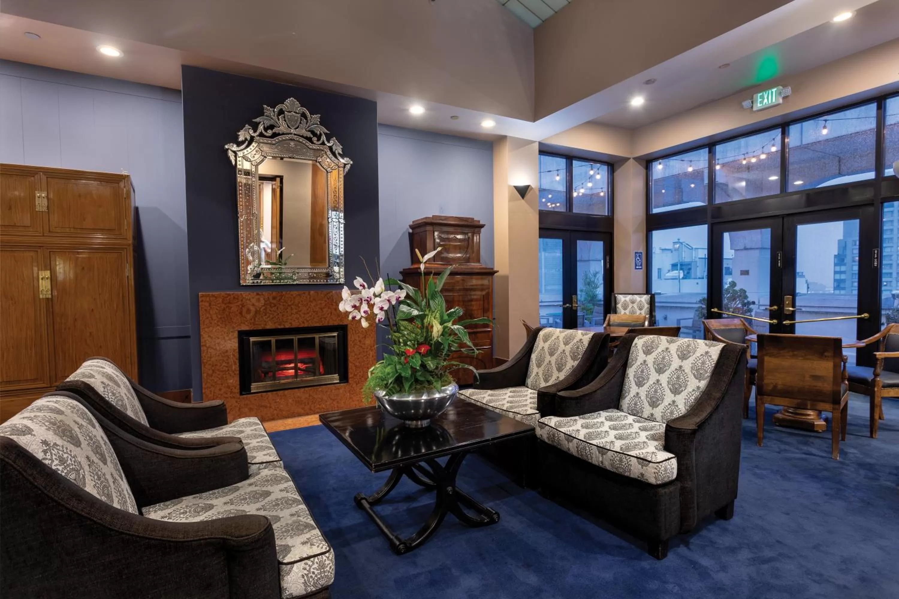 Lobby or reception in The Donatello Hotel