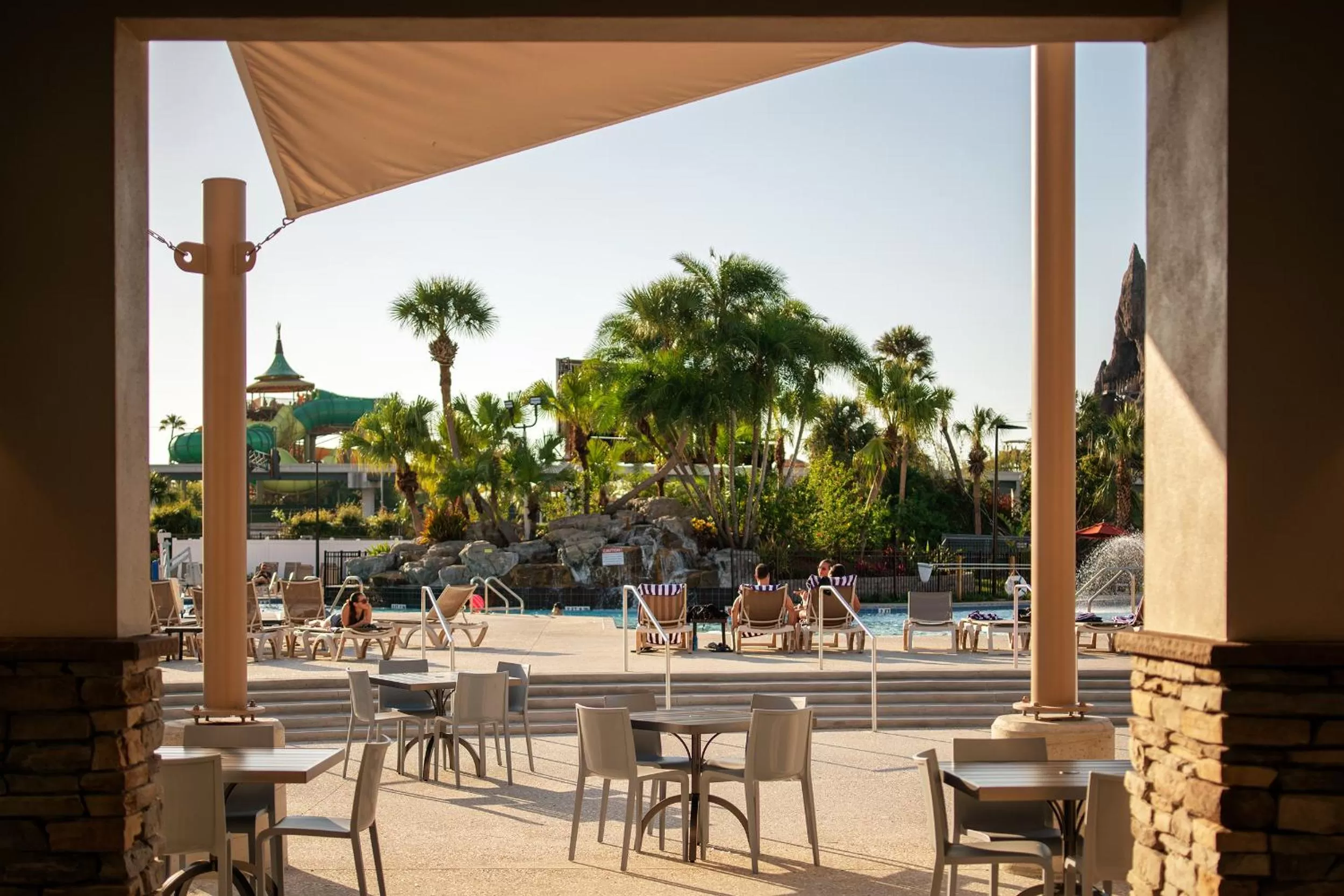 Patio in Wyndham I-Drive Avanti Resort & Conference Center