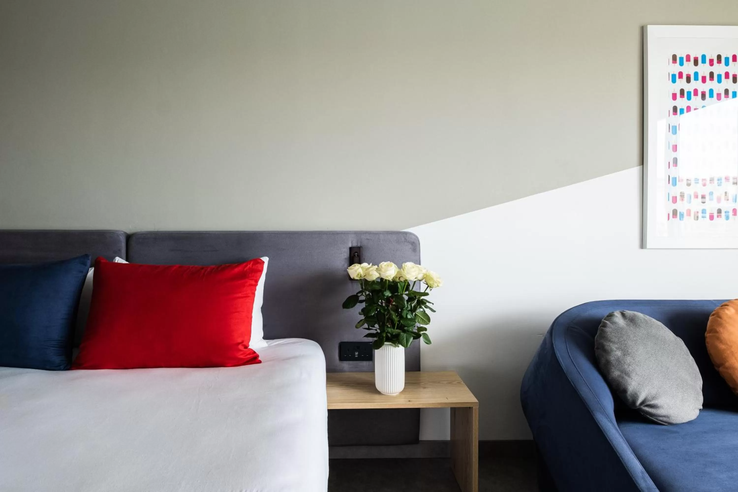 Decorative detail, Bed in Cavalieri Hotel Malta, a member of Radisson Individuals