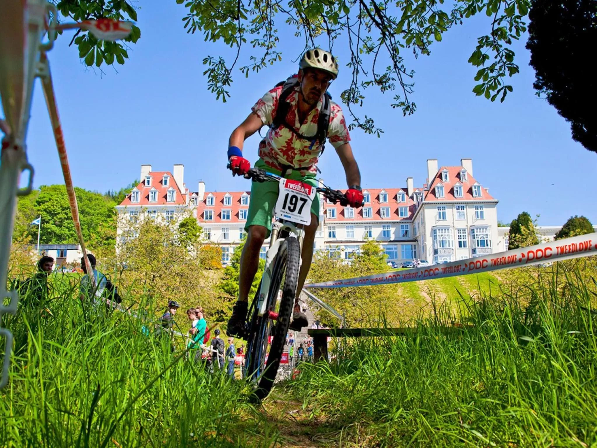 Cycling in Peebles Hydro