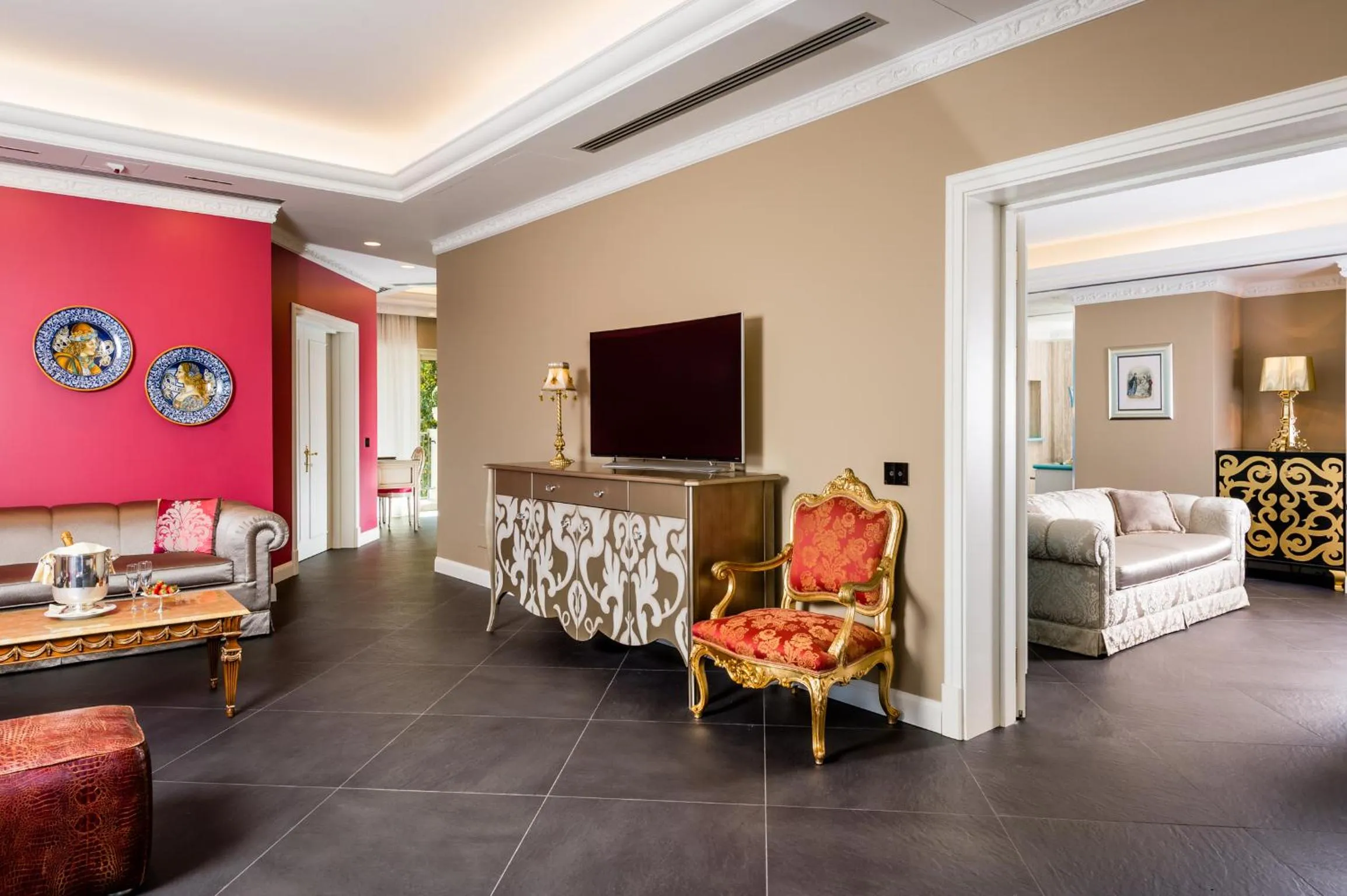 Living room in Villa e Palazzo Aminta - A Leading Hotel of The World