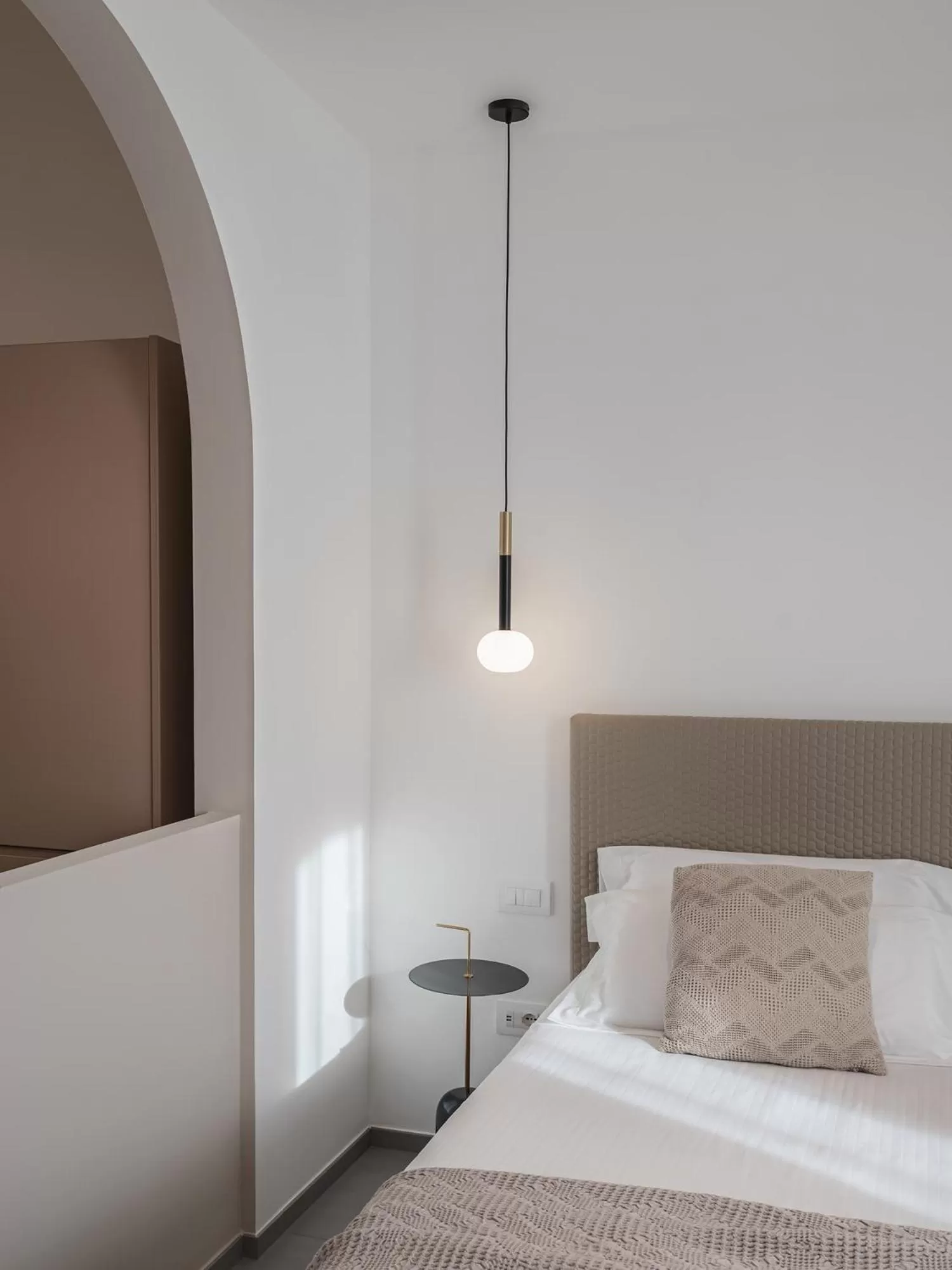 Photo of the whole room, Bed in Living u HomeSuites