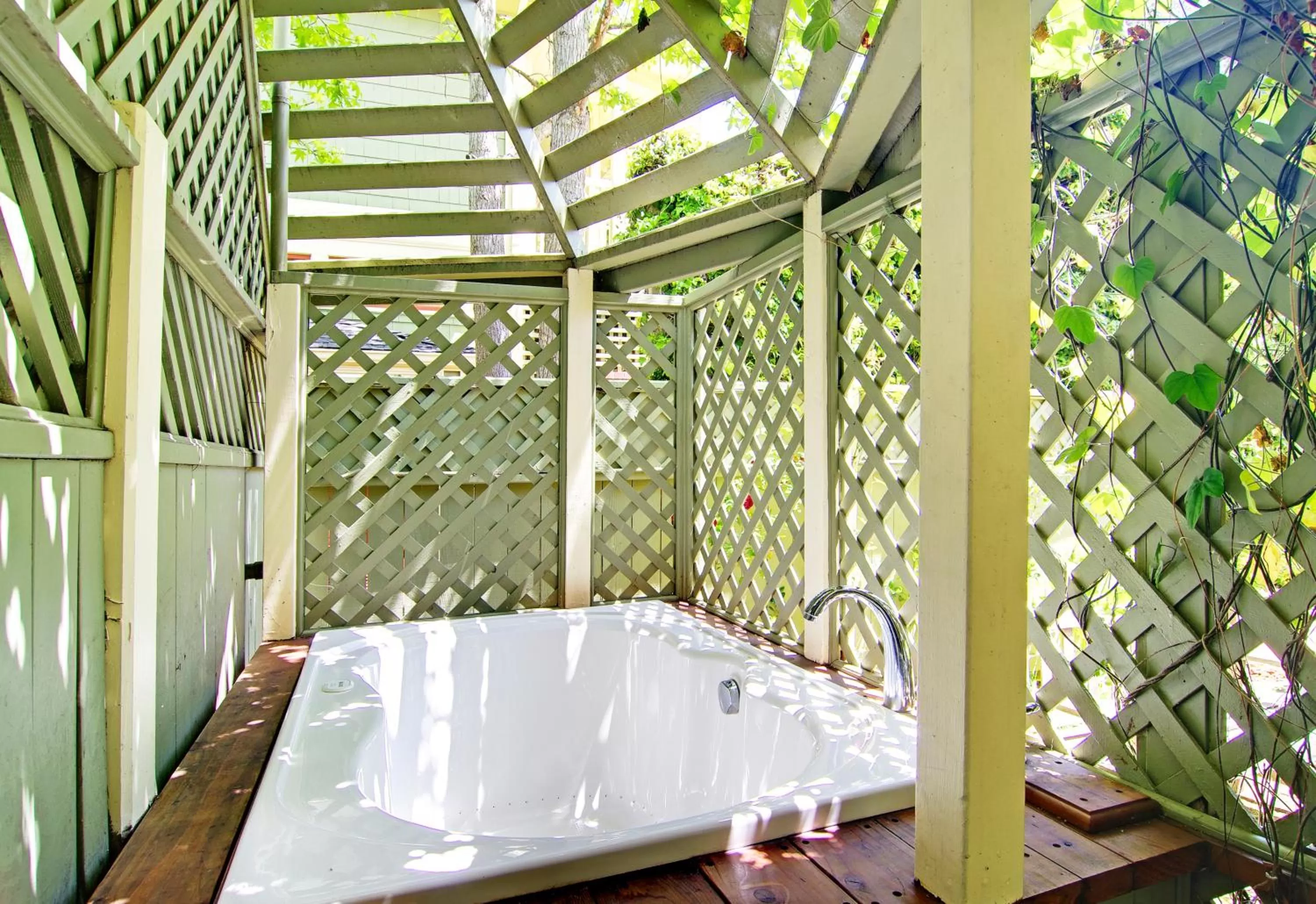 Patio in Inn at Depot Hill