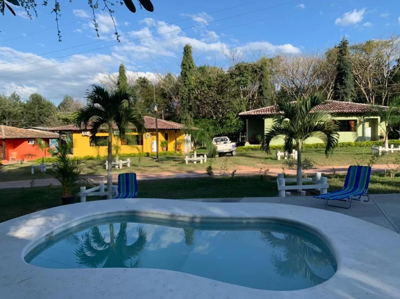 Swimming pool in Hotel de Campo Villa de Ada