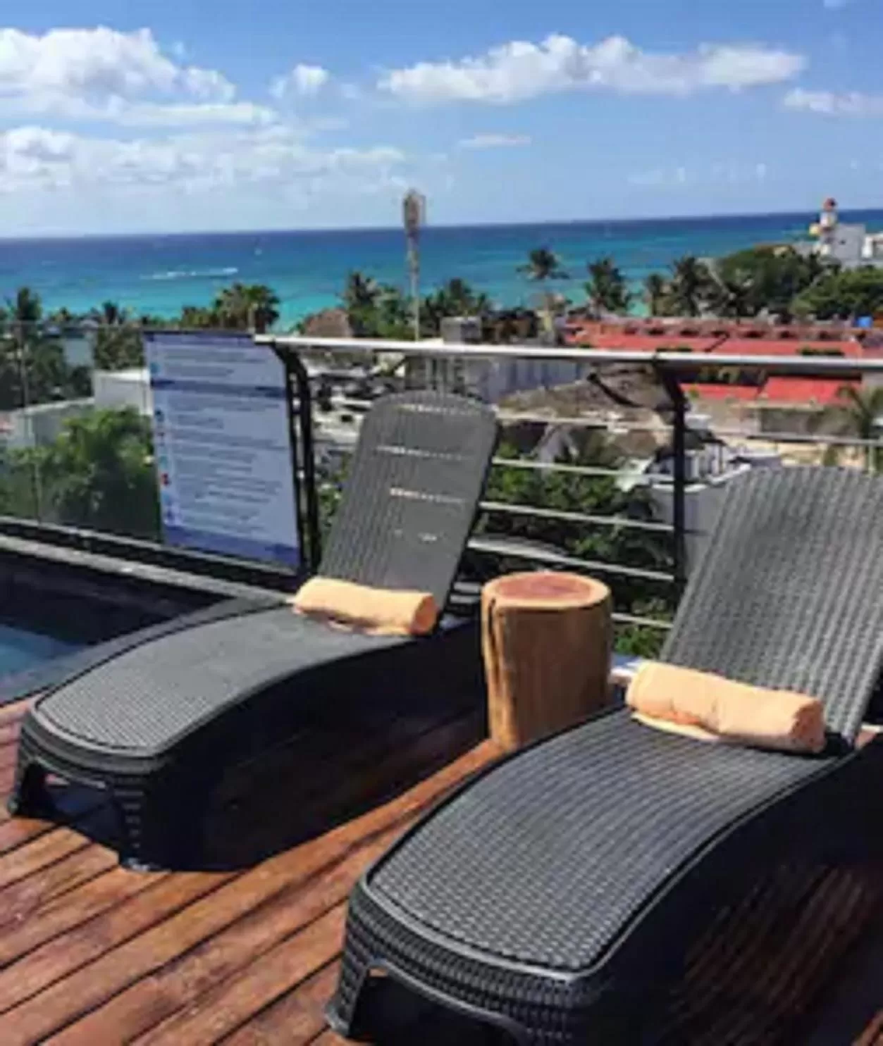 Balcony/Terrace in Sole Suites Apartments Playa del Carmen