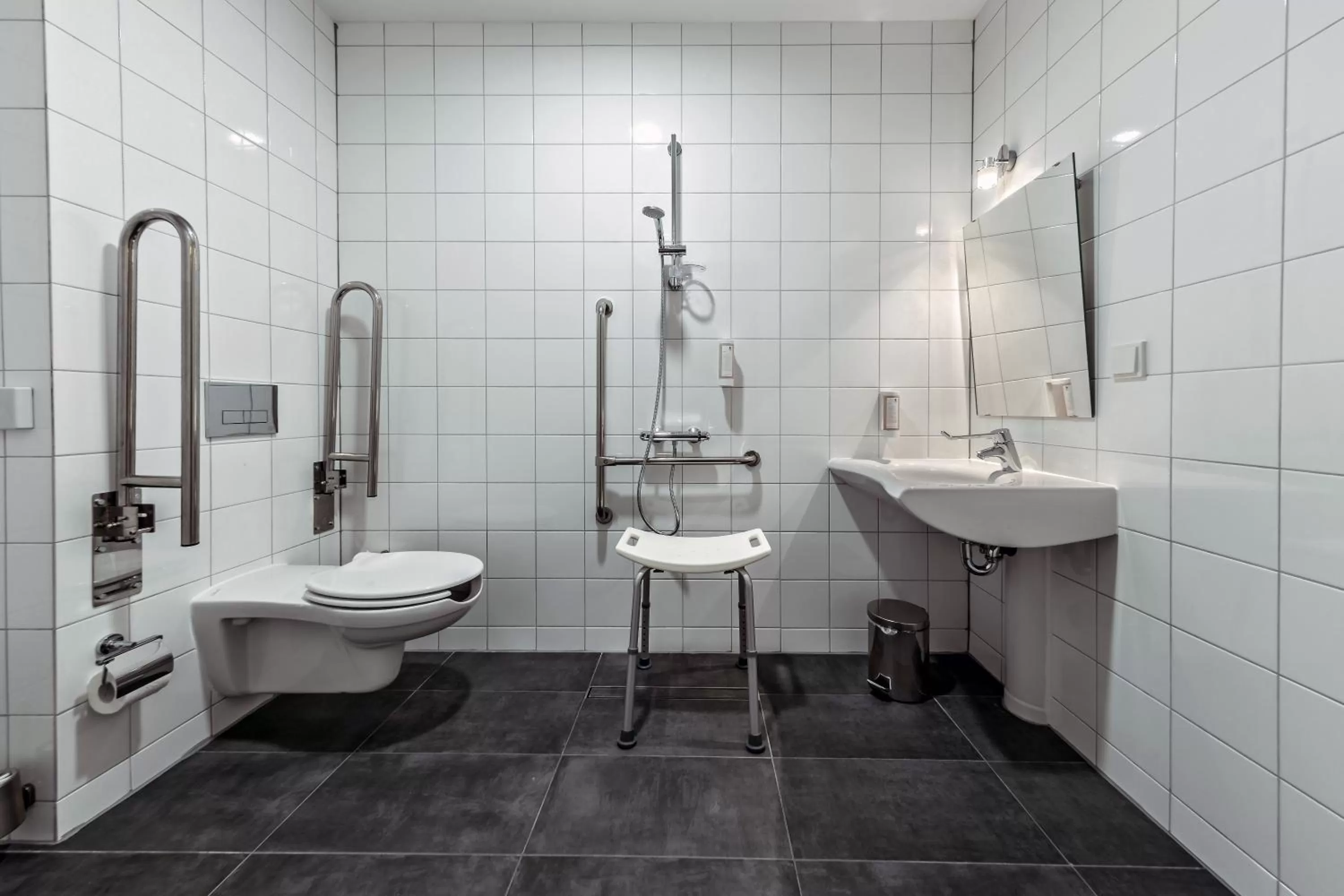 Toilet in Augustus Hotel Bernkastel - Comfortable Budget Hotel