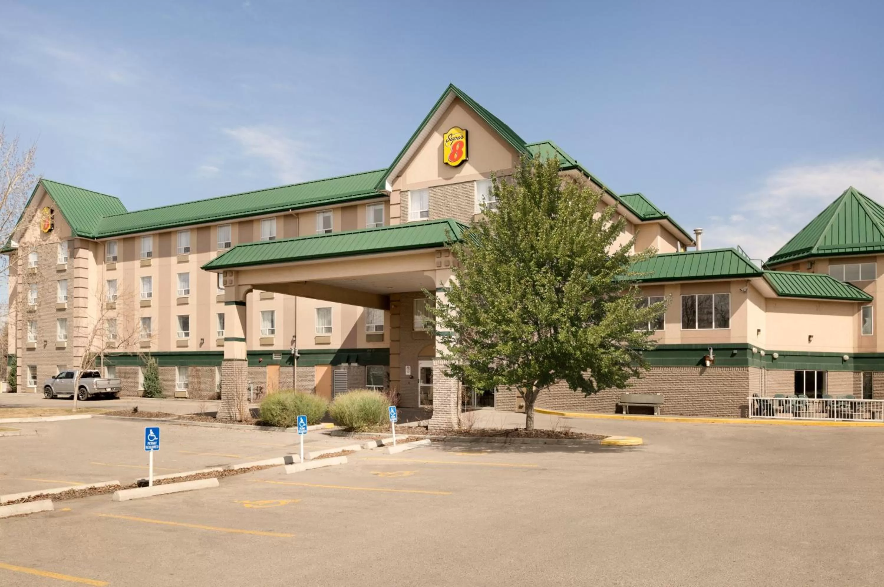 Property building in Super 8 by Wyndham Calgary Shawnessy Area