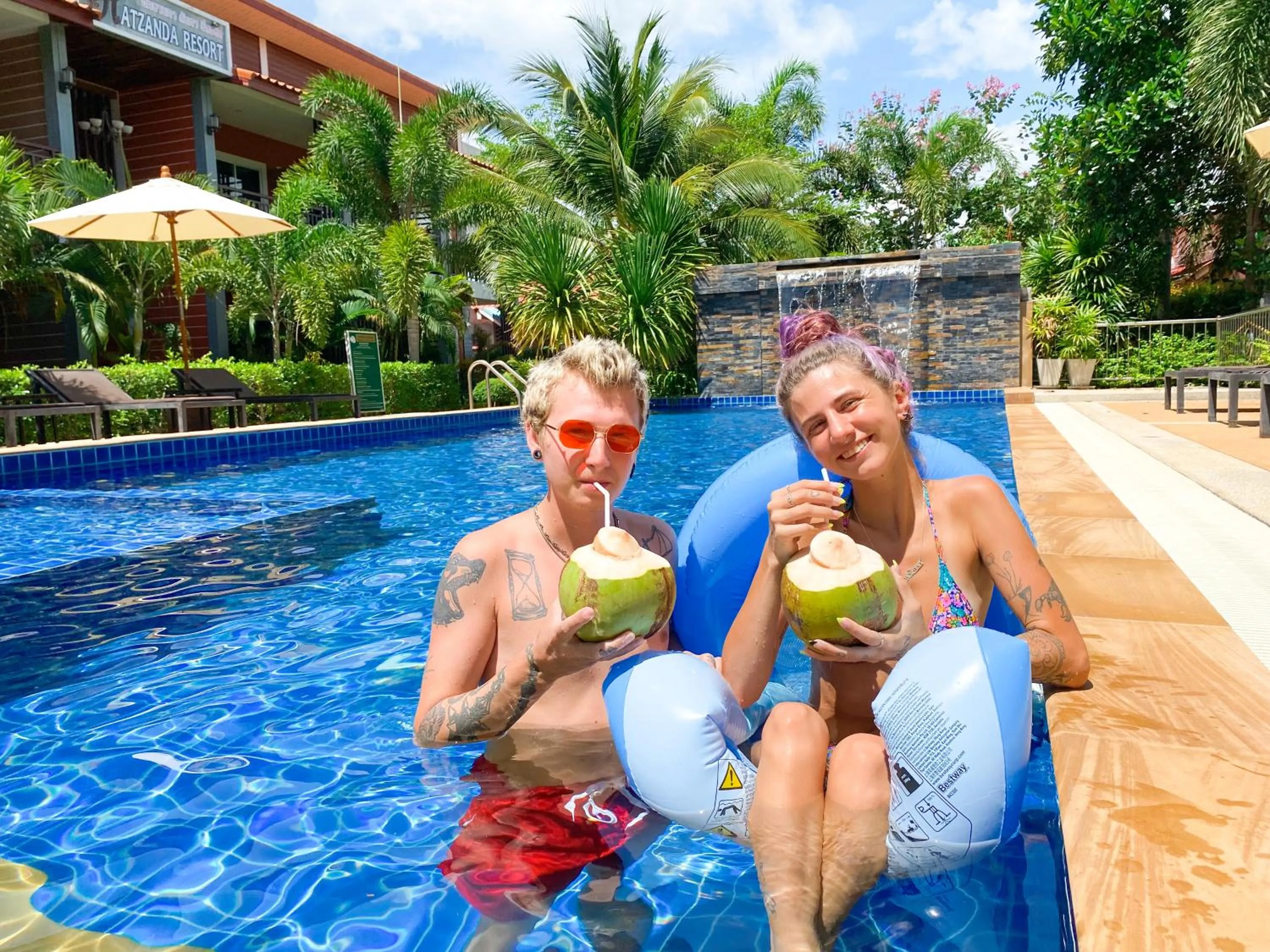 Pool view in Hatzanda Lanta Resort - SHA Extra Plus