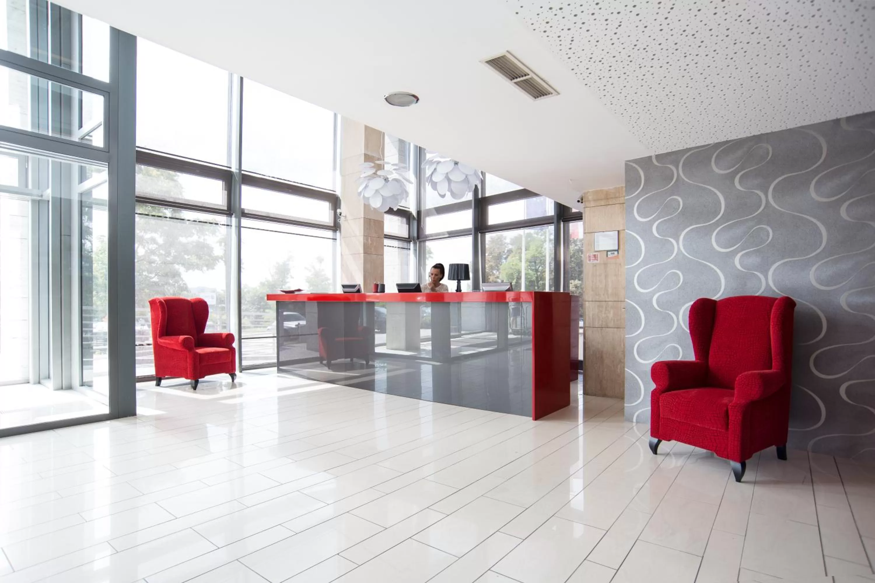 Lobby or reception in Rubin Wellness & Conference Hotel