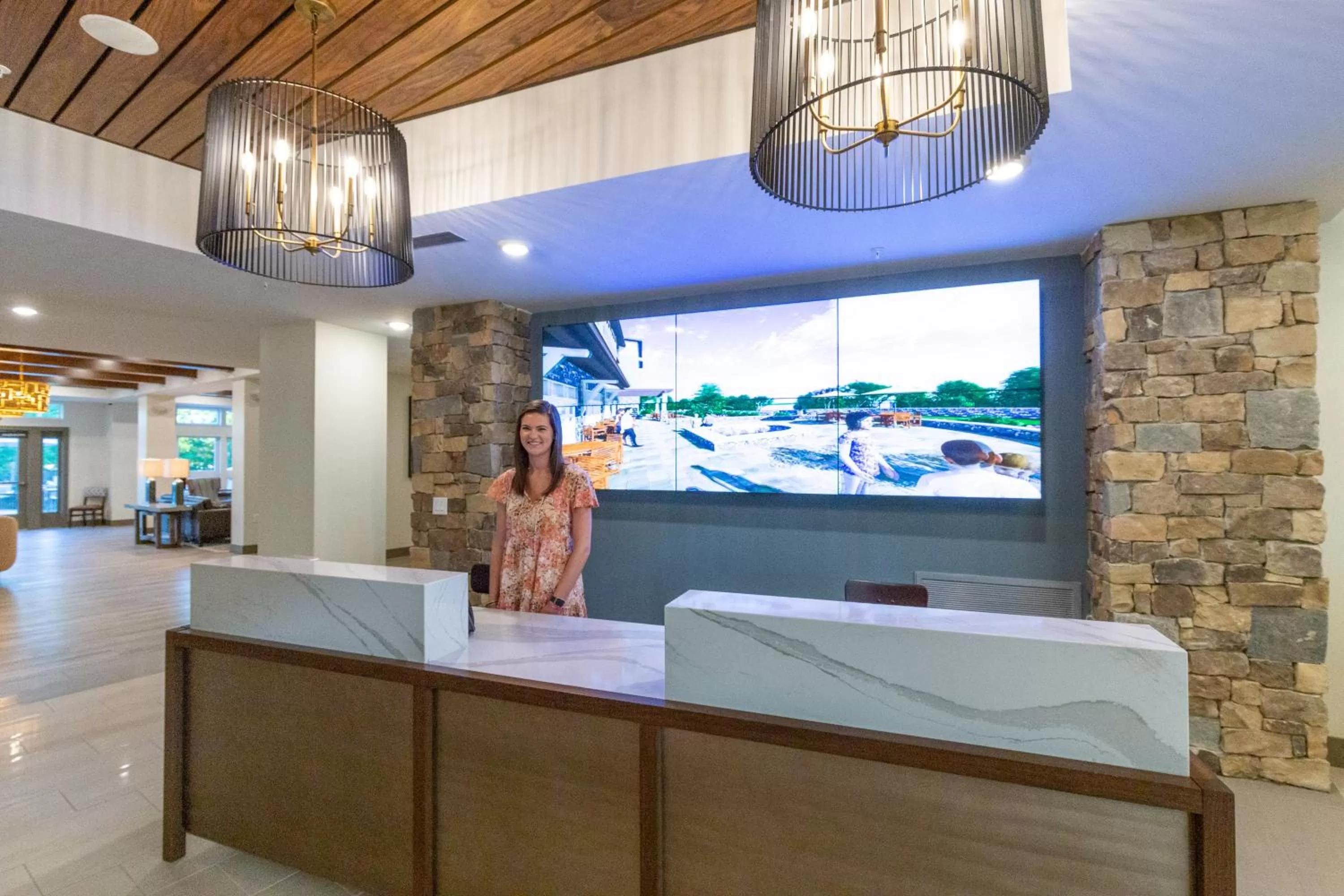 Lobby or reception in Lakeside Lodge Clemson