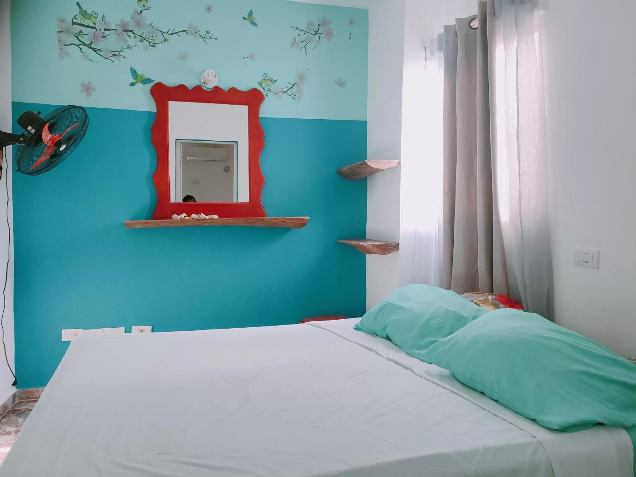 Bedroom, Bed in House Jardin Del Caribe