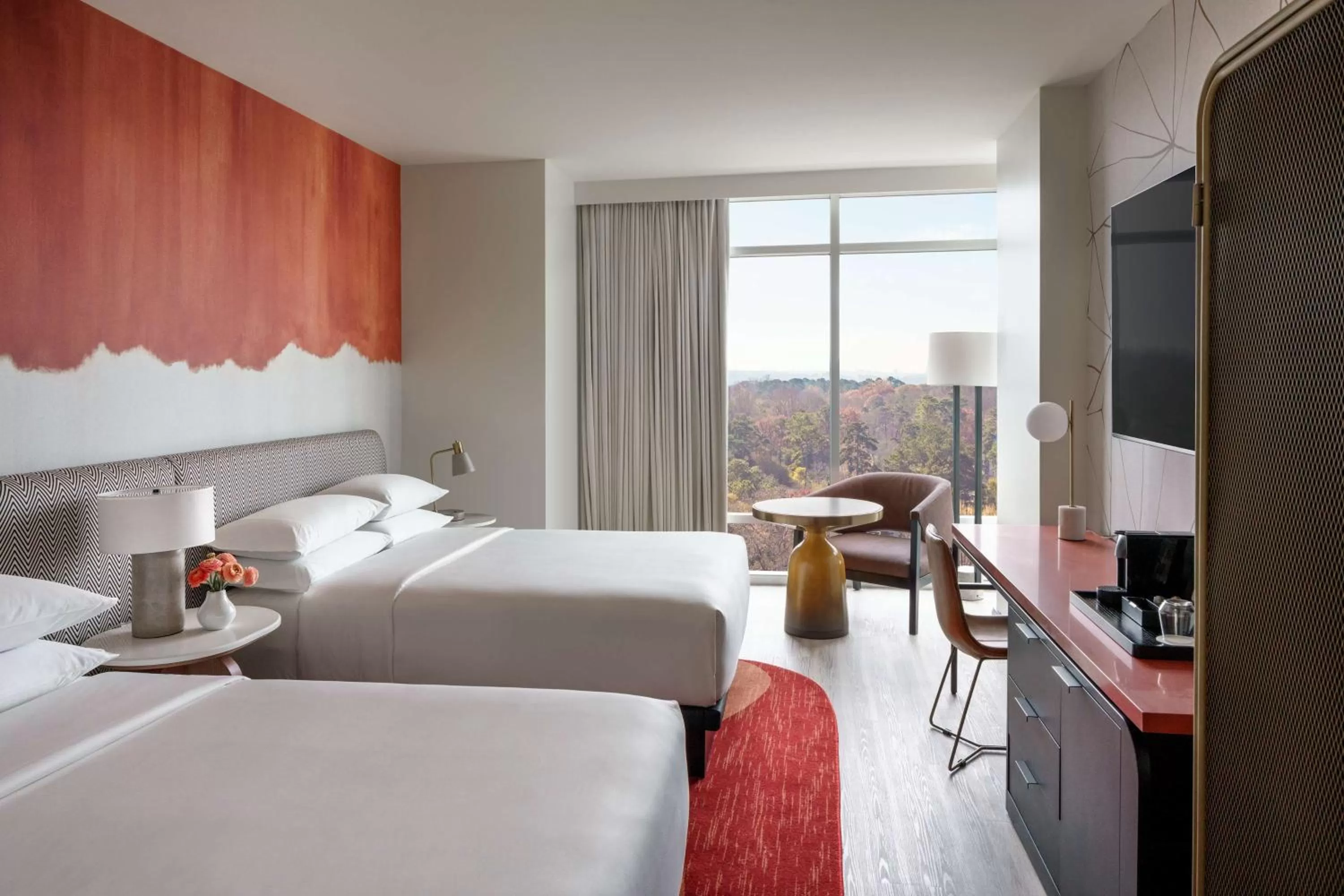 View (from property/room), Bed in Hyatt Centric Buckhead Atlanta