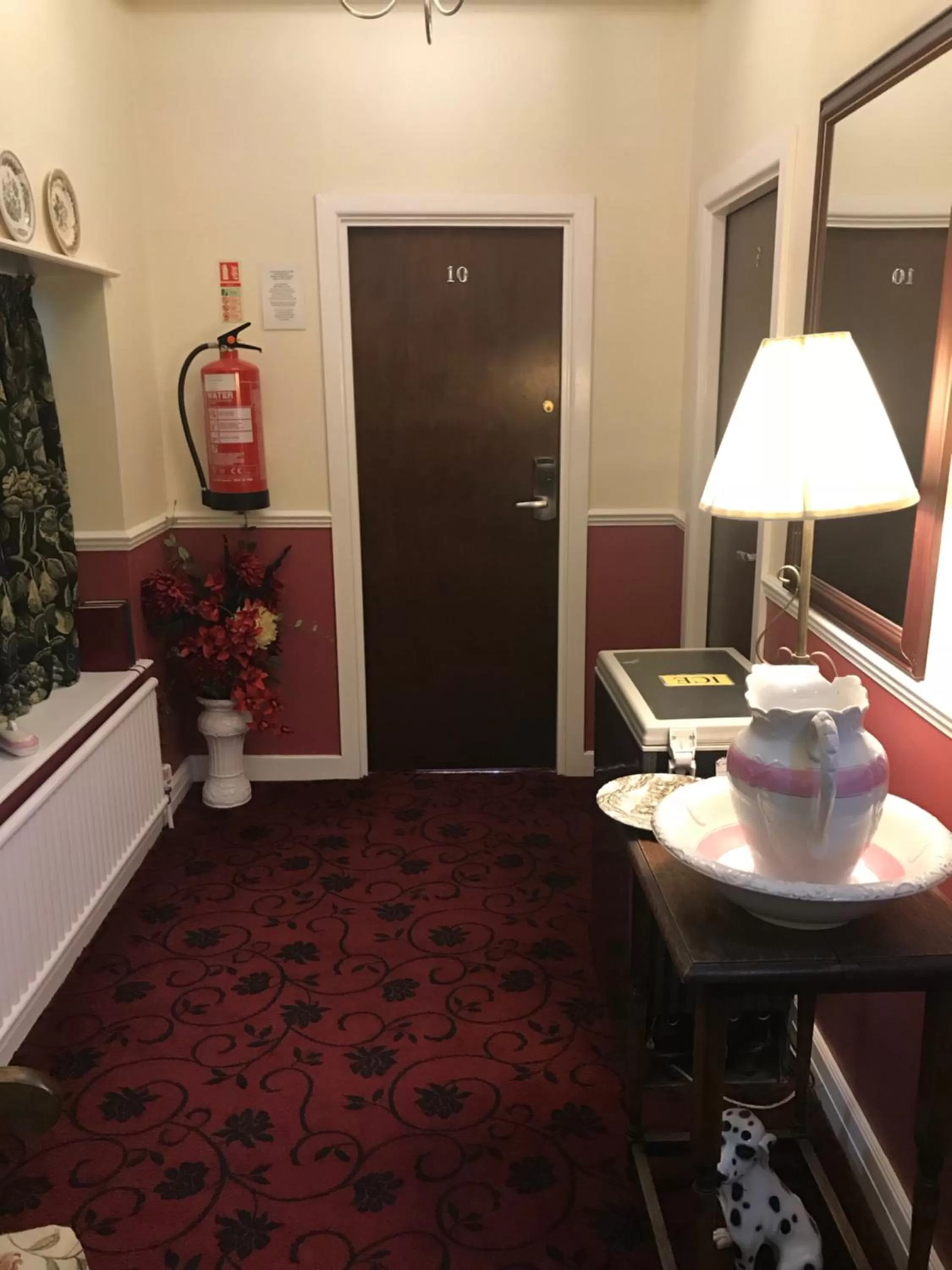 Decorative detail in Barons Court Hotel