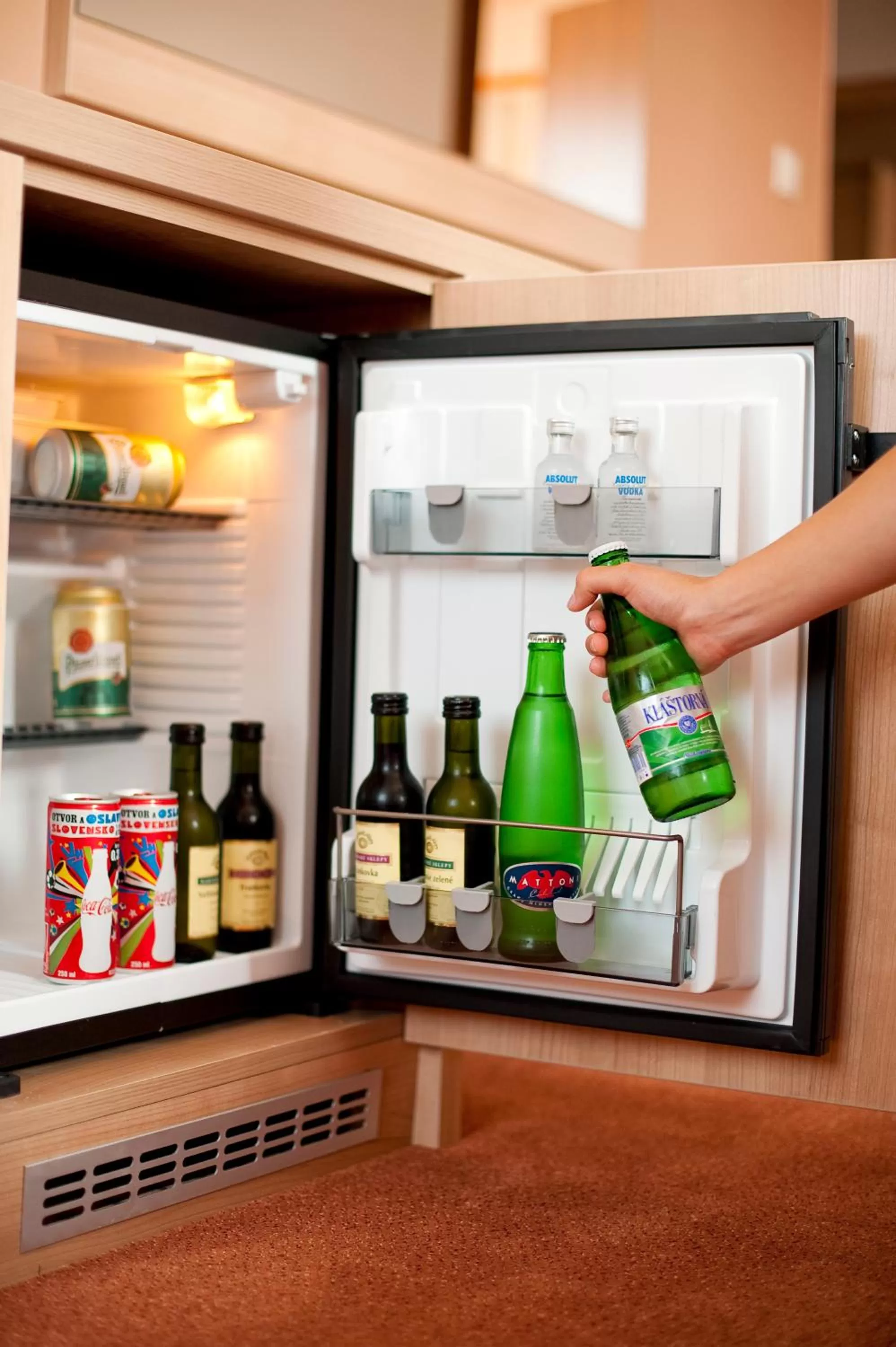 Food and drinks in Hotel Club