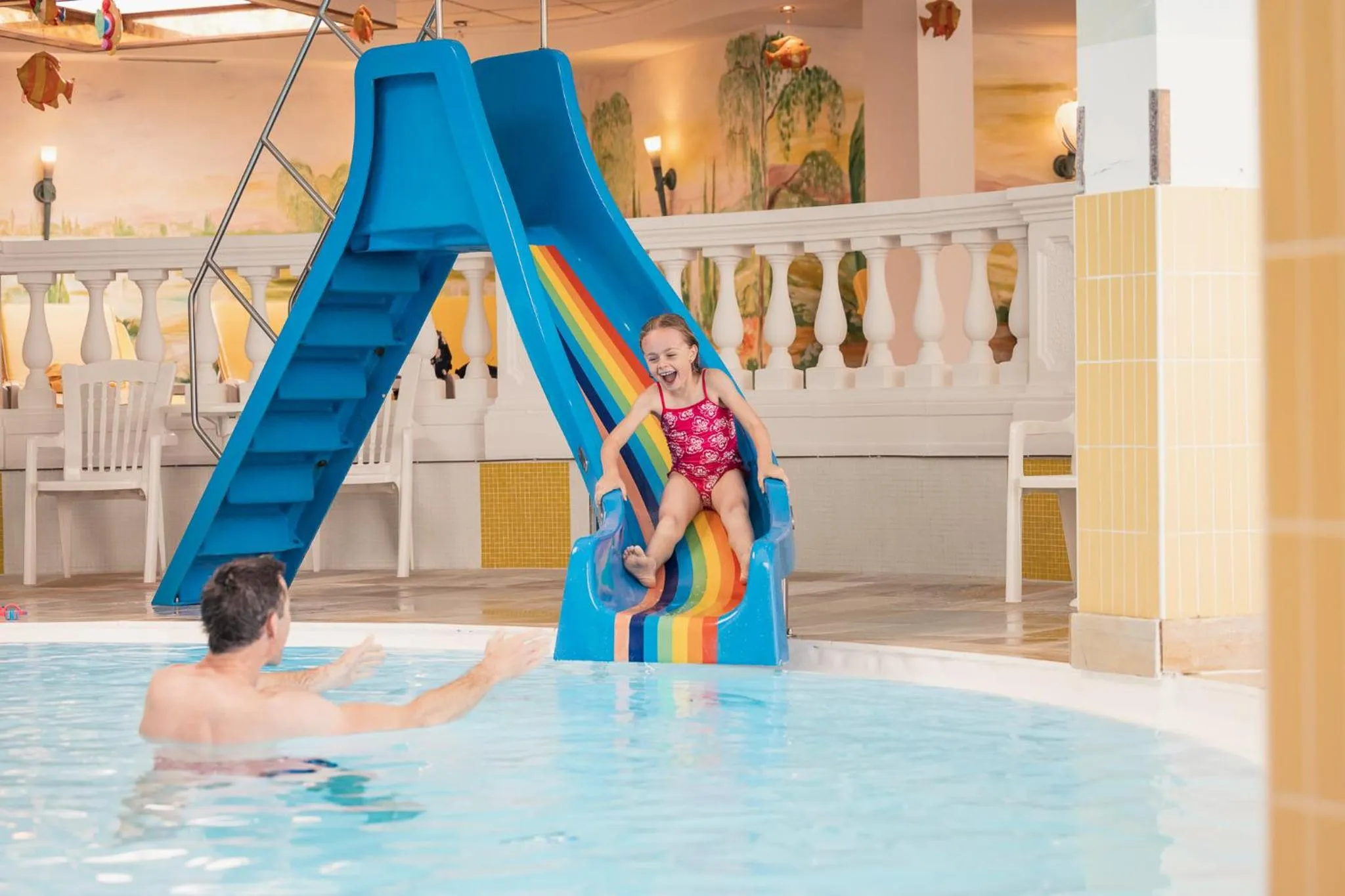 Swimming pool in Alpenpark Resort Superior