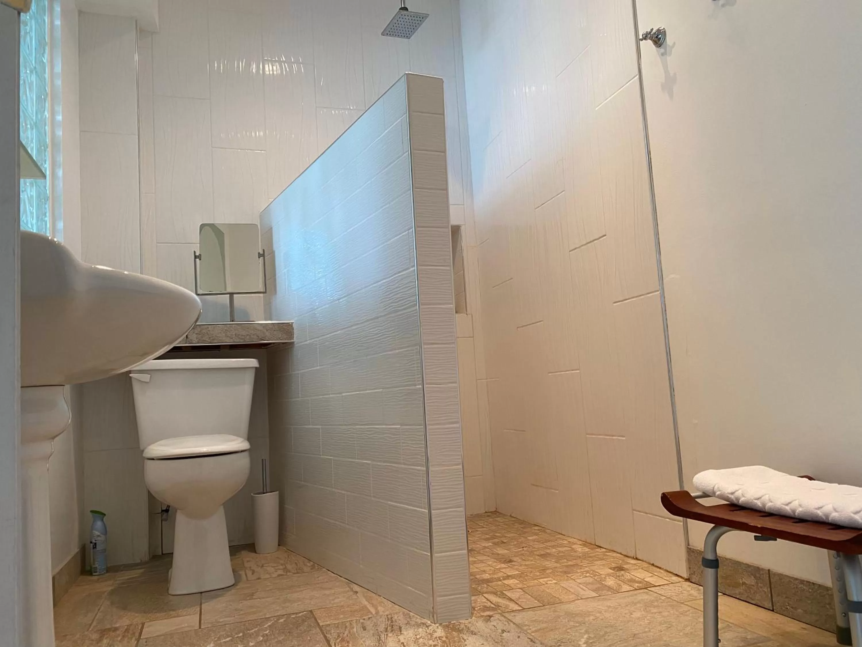 Shower in Pikes Peak Paradise Bed and Breakfast